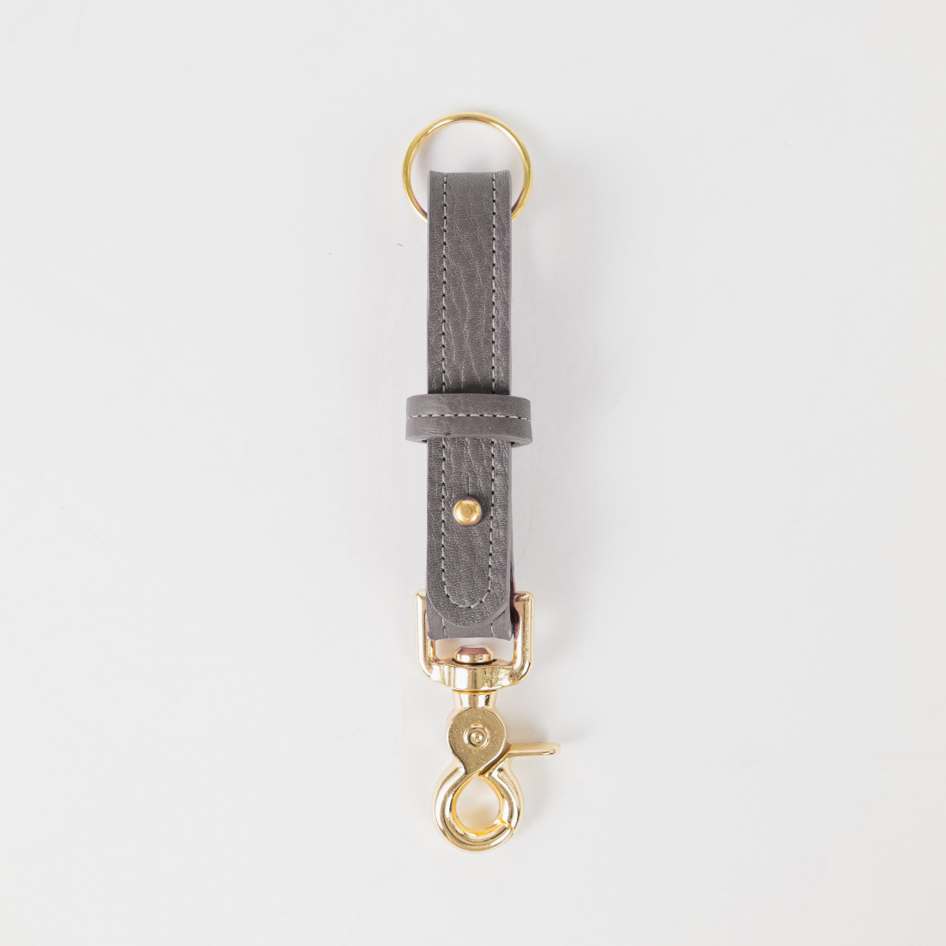 Grey Cypress Key Lanyard- leather keychain for men and women - KMM & Co.