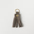 Grey Cypress Tassel Keychain- leather tassel keychain - KMM & Co.