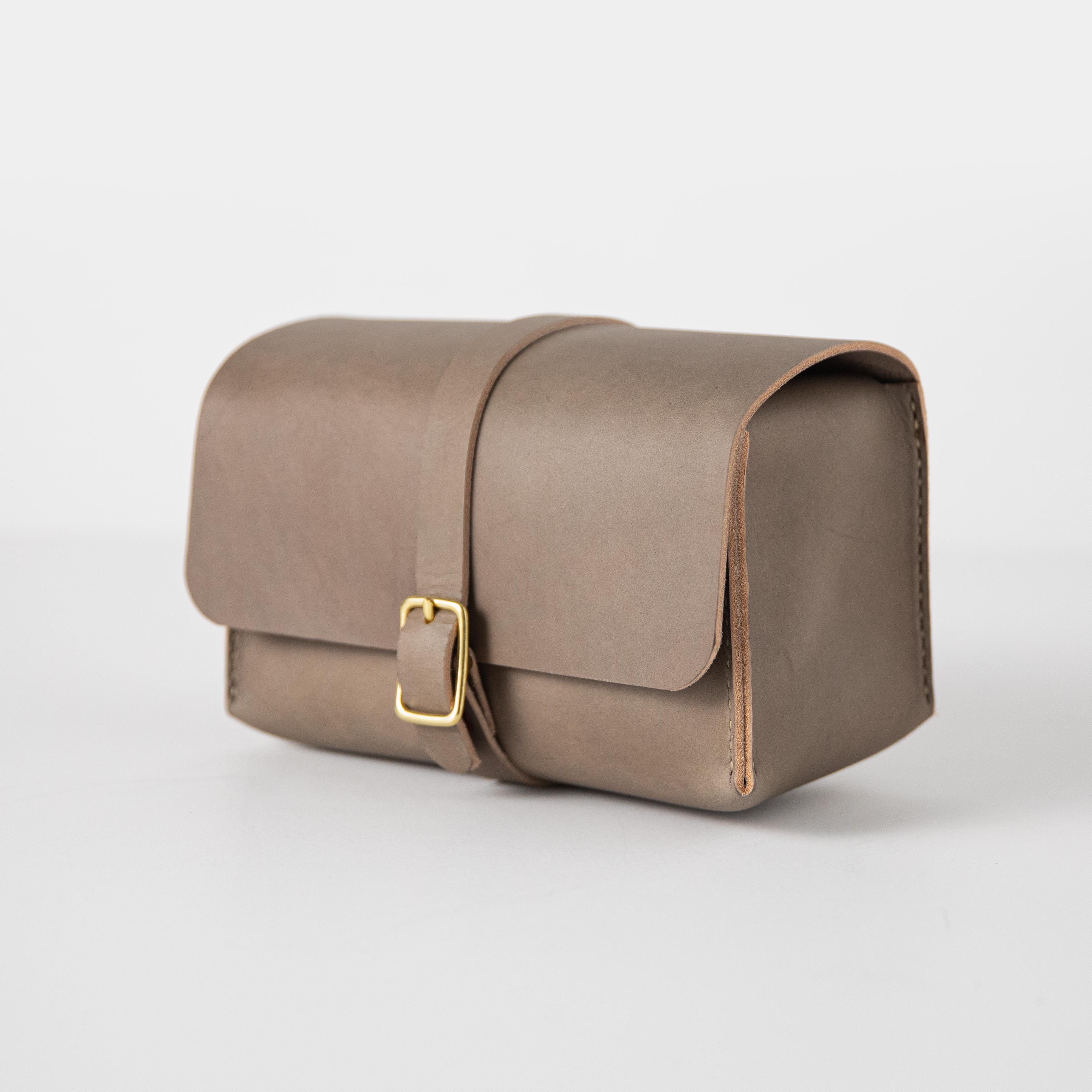 Grey Dopp Kit- mens toiletry bag - KMM & Co.