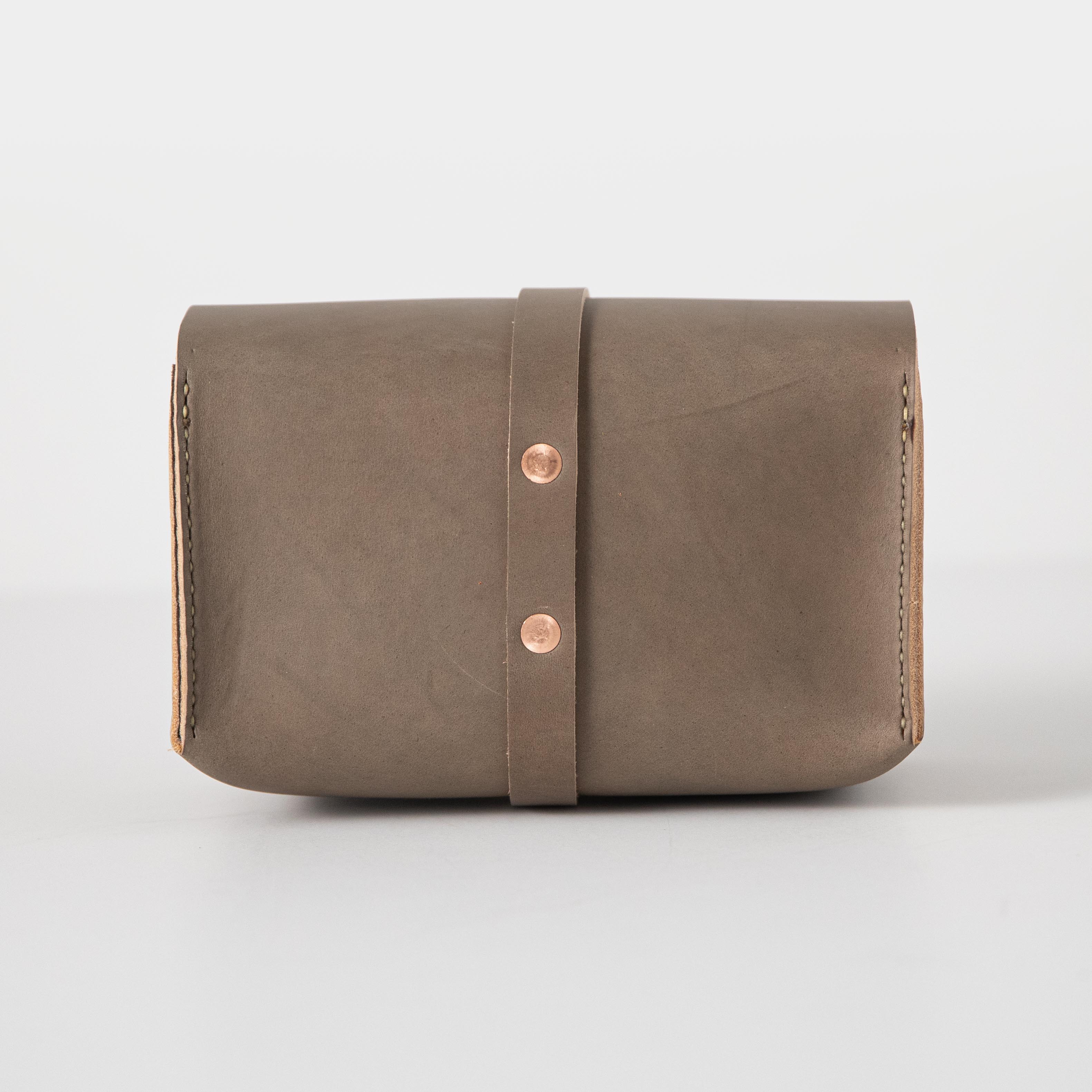 Grey Dopp Kit- mens toiletry bag - KMM & Co.