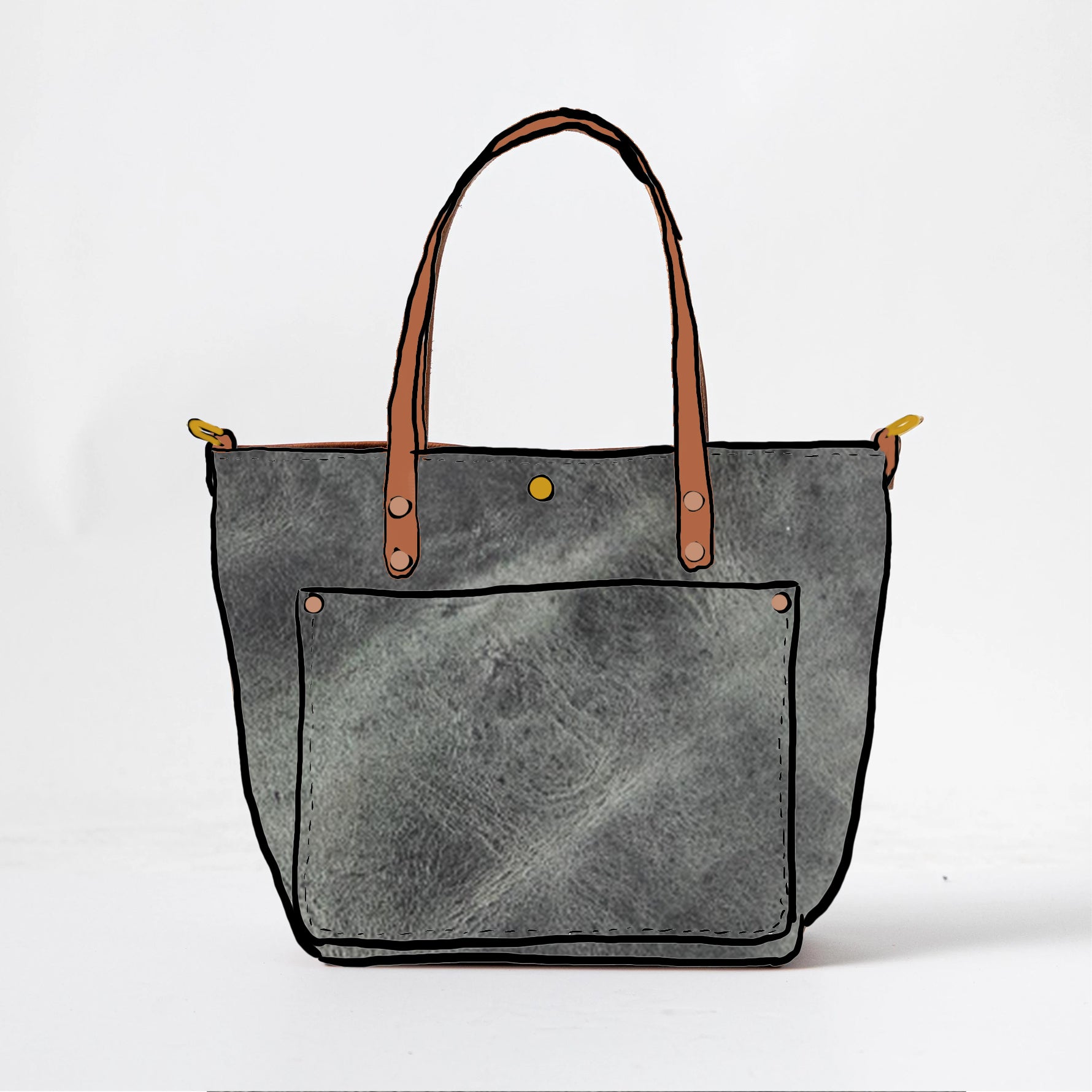 Grey Sky Travel Tote