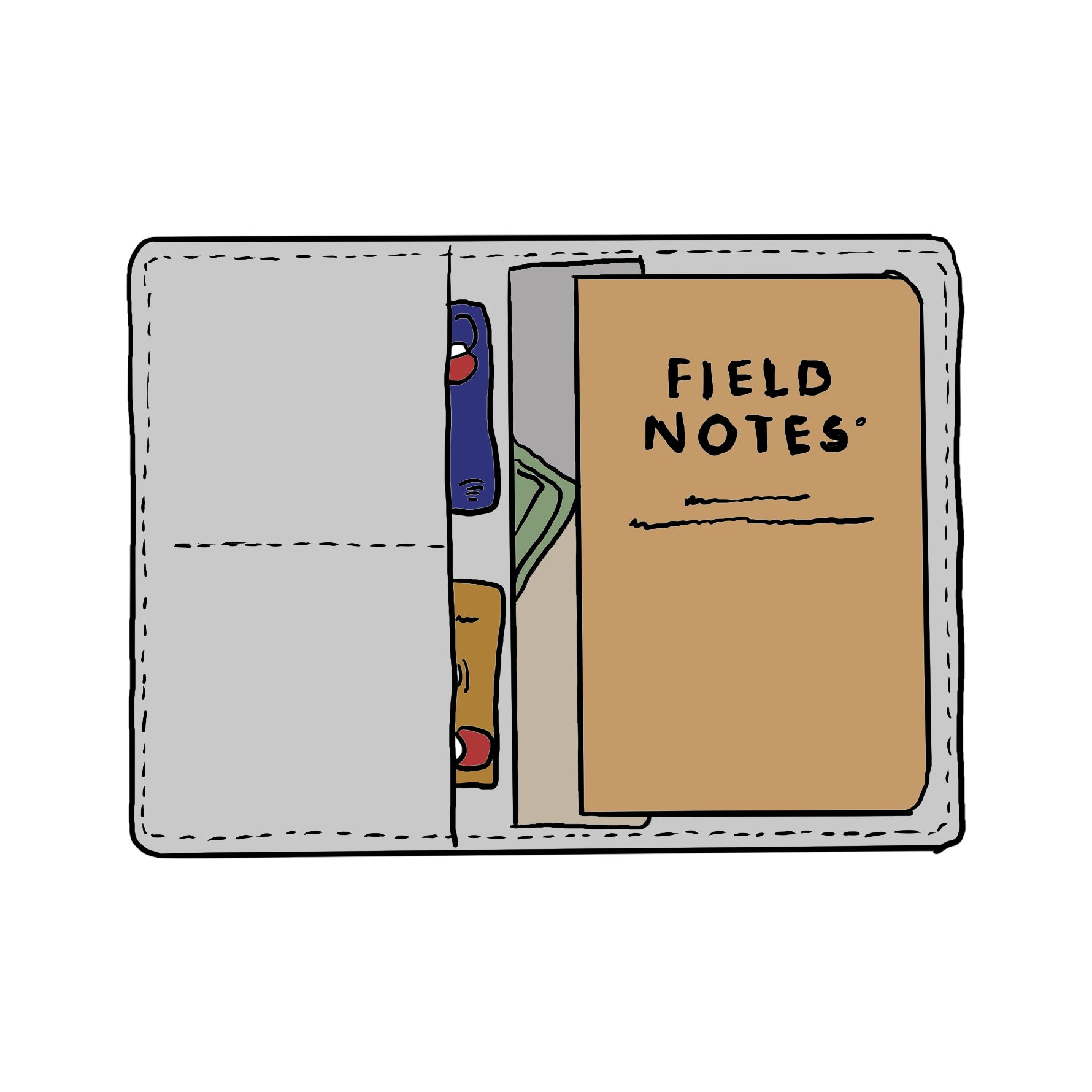 Horween Roulette Passport Wallet