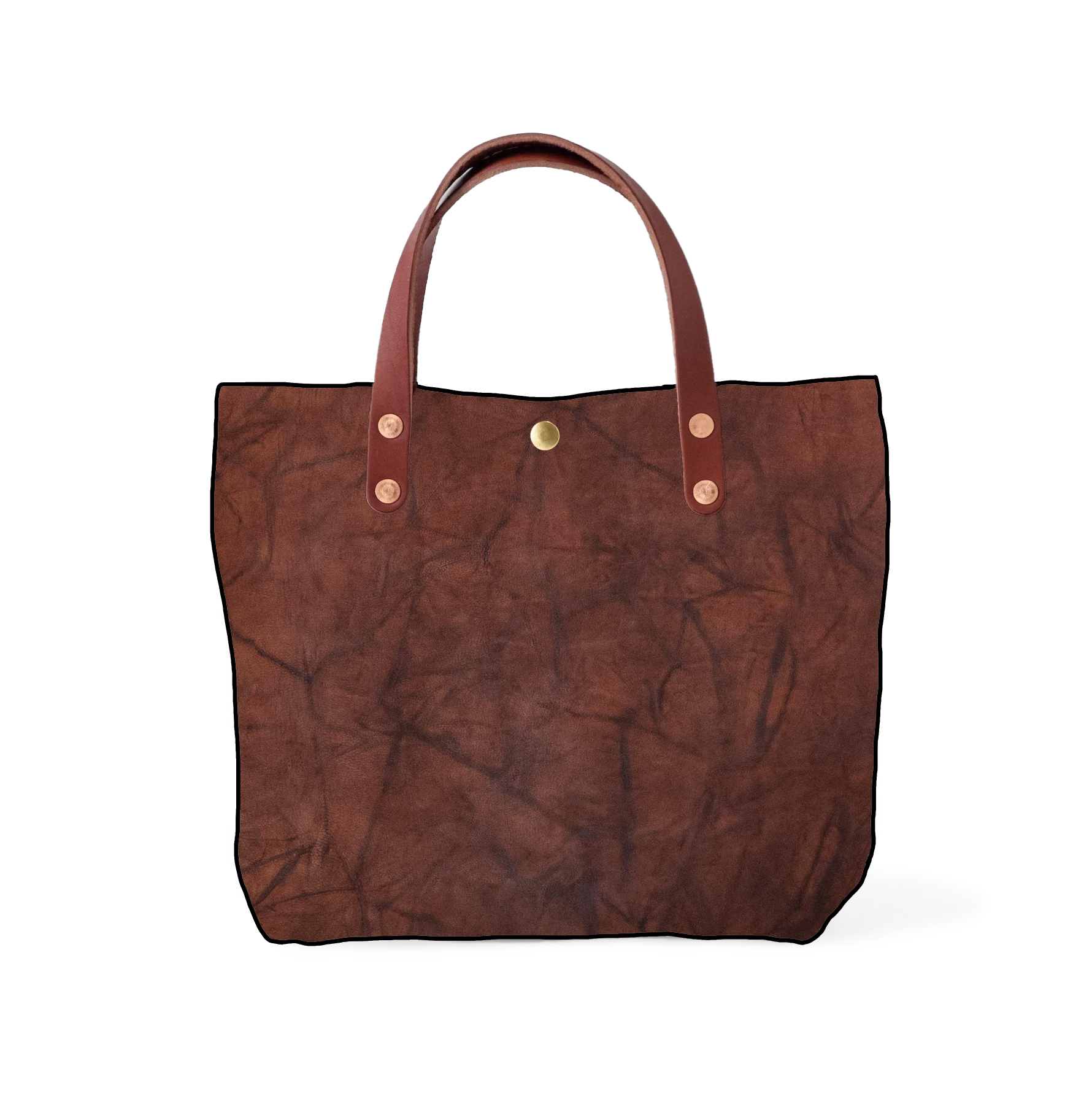 Tan Crunch Mini Tote