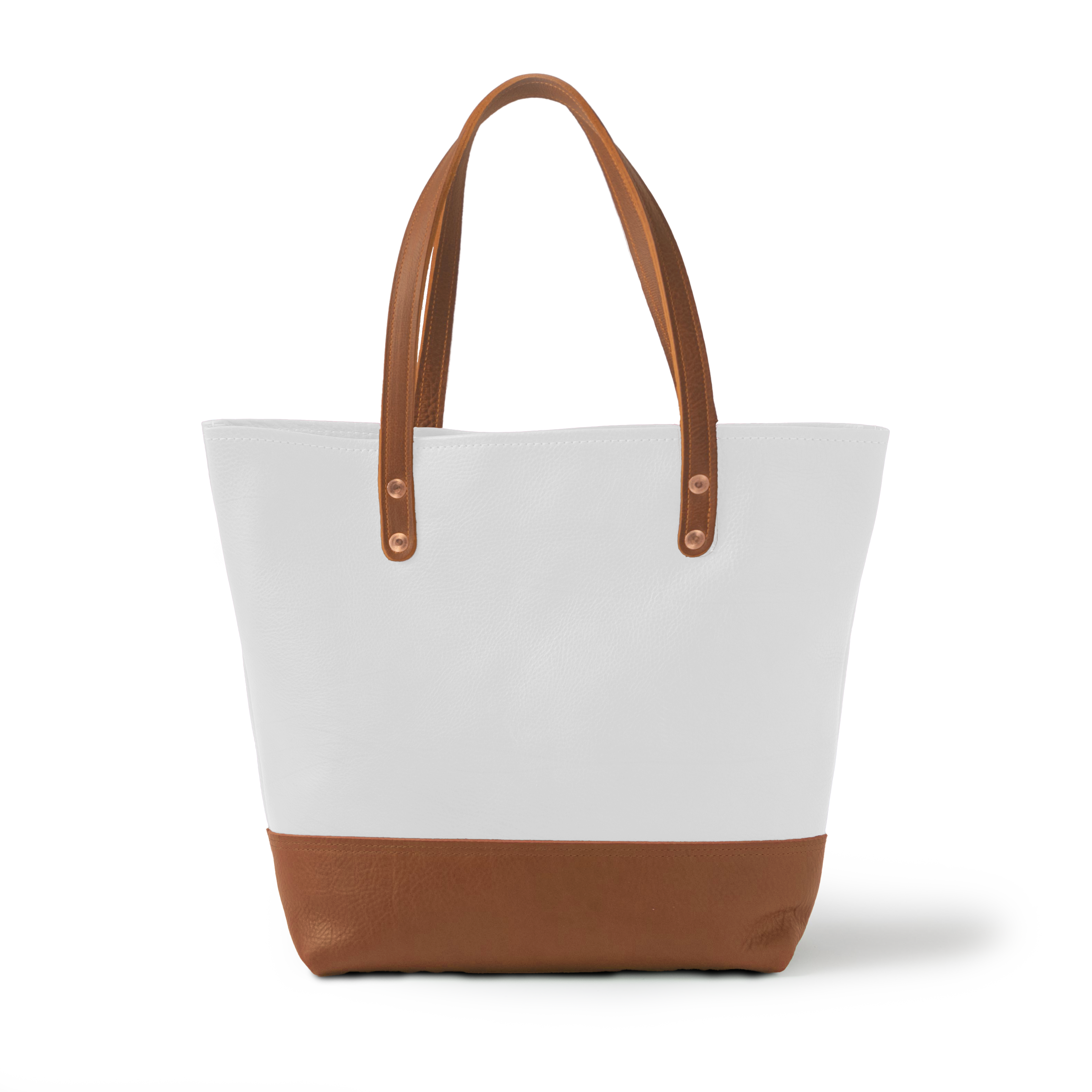 Italian Pebbled Panel Tote