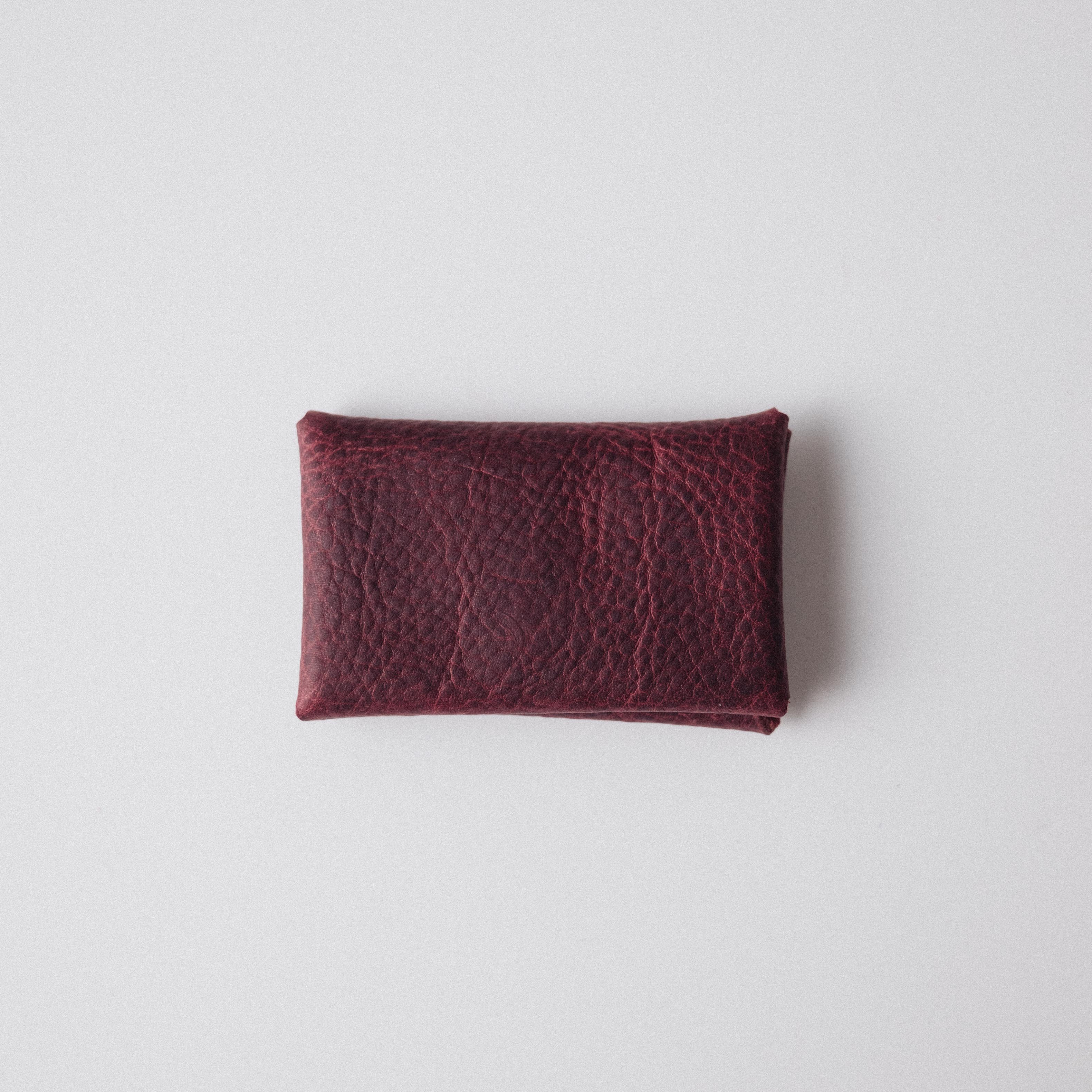 Kodiak Double Card Envelope- card holder wallet - leather wallet made in America at KMM & Co.