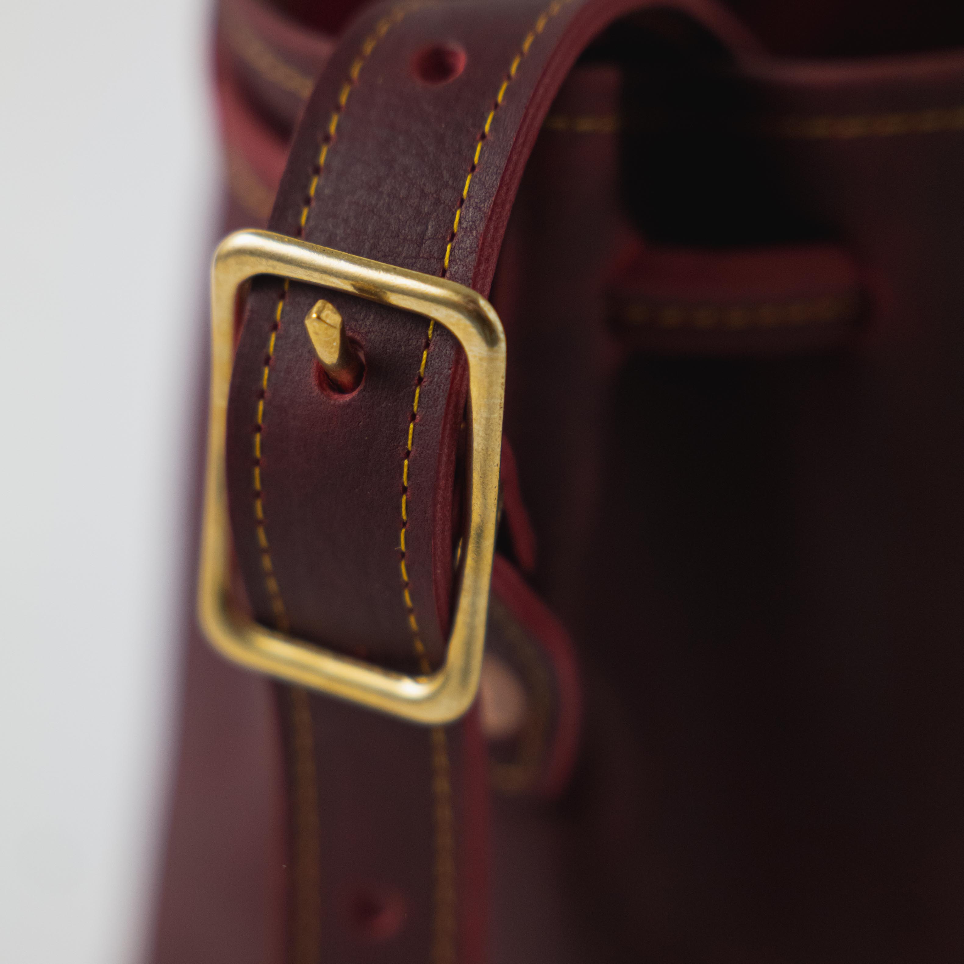 Scratch-and-Dent Red Kodiak Bucket Bag