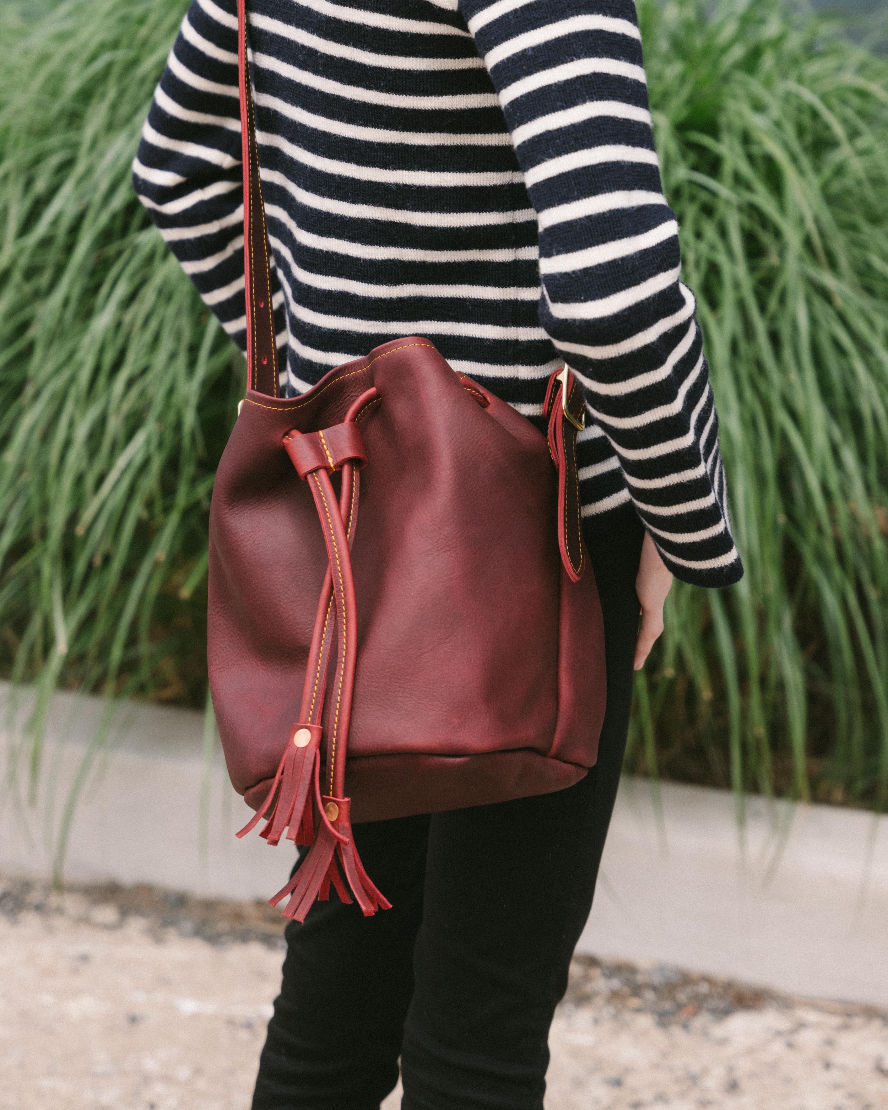 Scratch-and-Dent Red Kodiak Bucket Bag