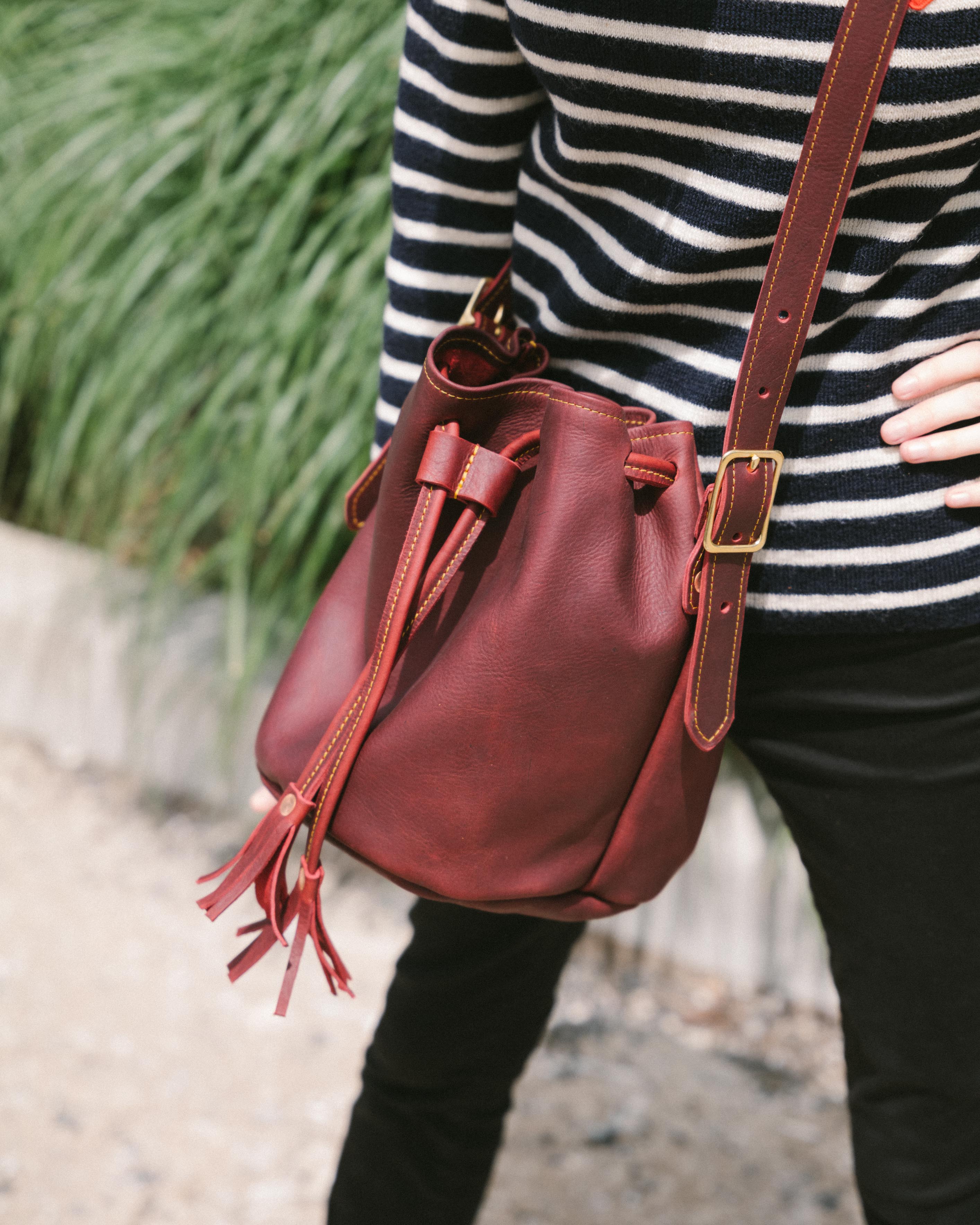Scratch-and-Dent Red Kodiak Bucket Bag