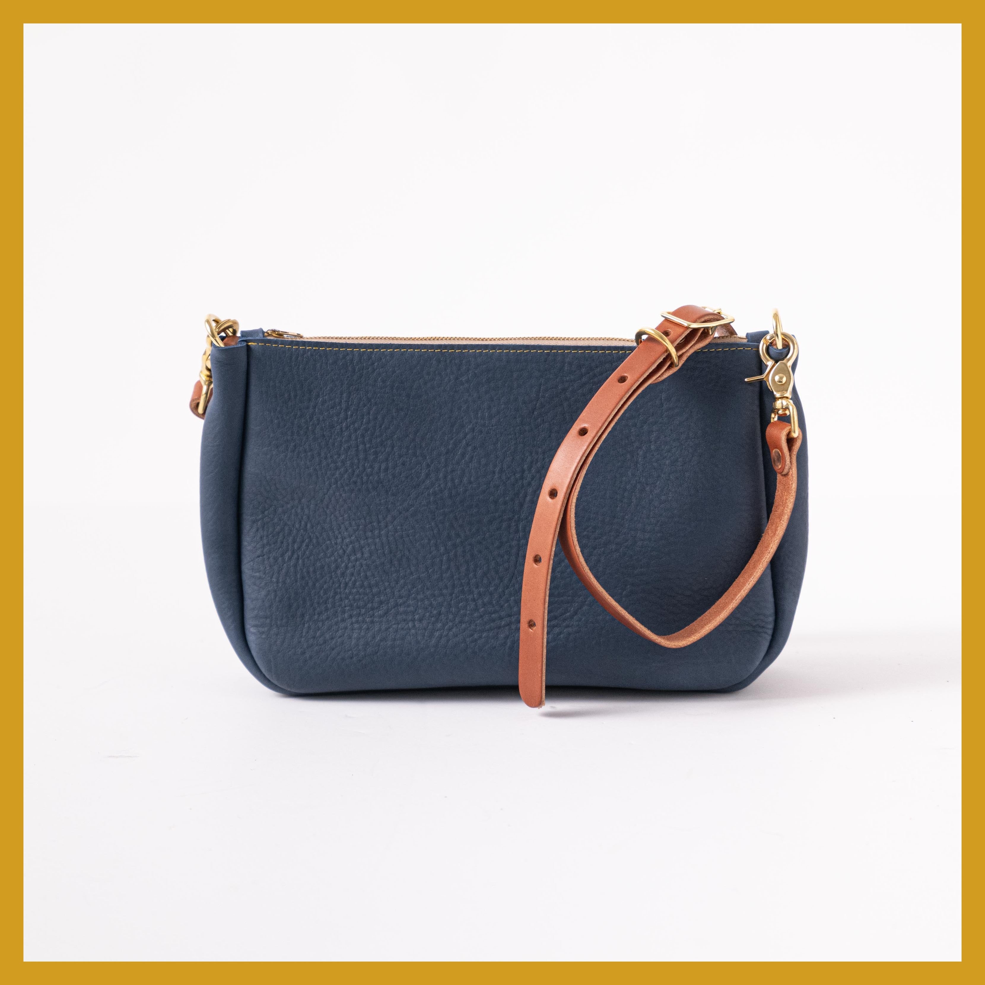Scratch-and-Dent Blue Cypress Crossbody Bag