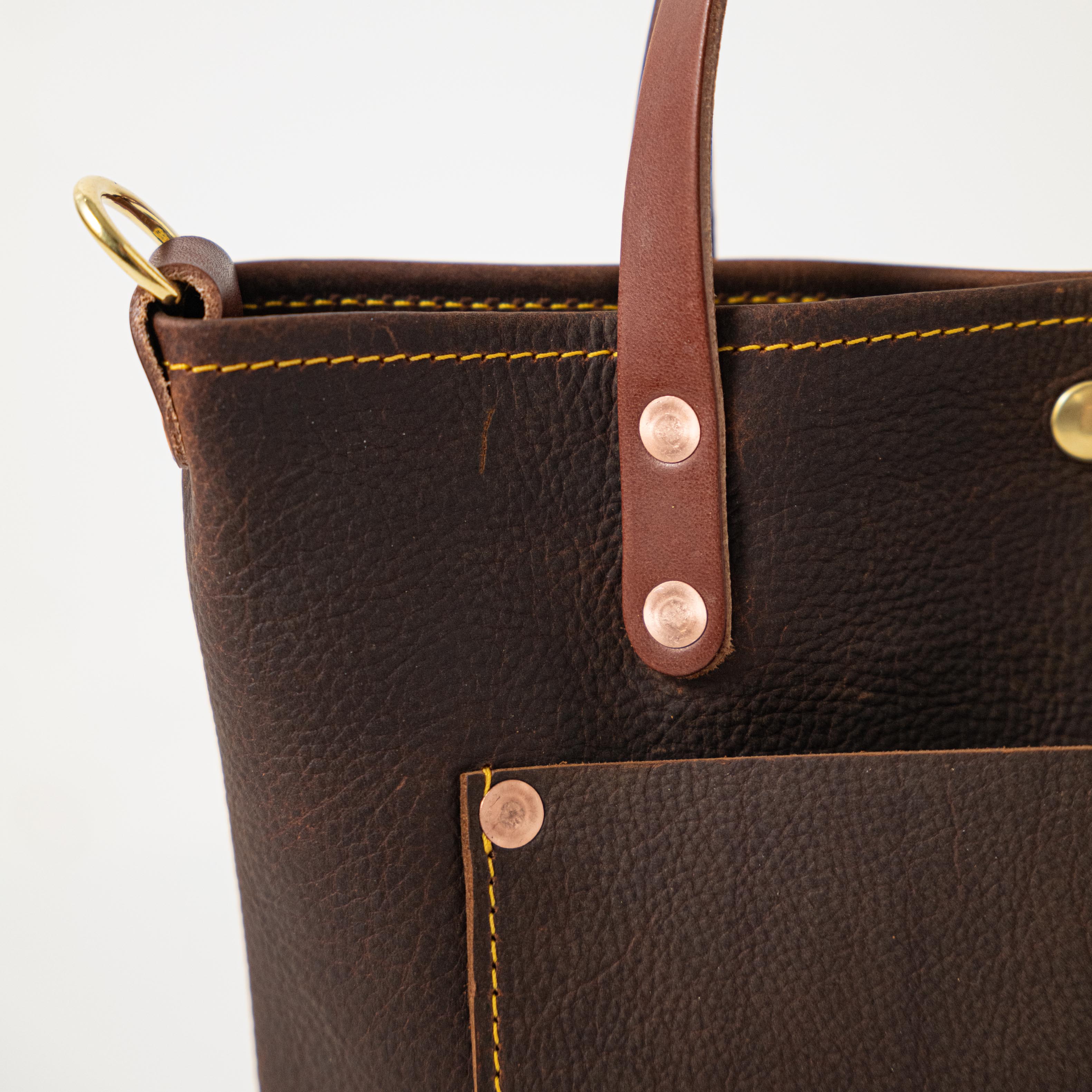 Scratch-and-Dent Brown Kodiak Mini Travel Tote