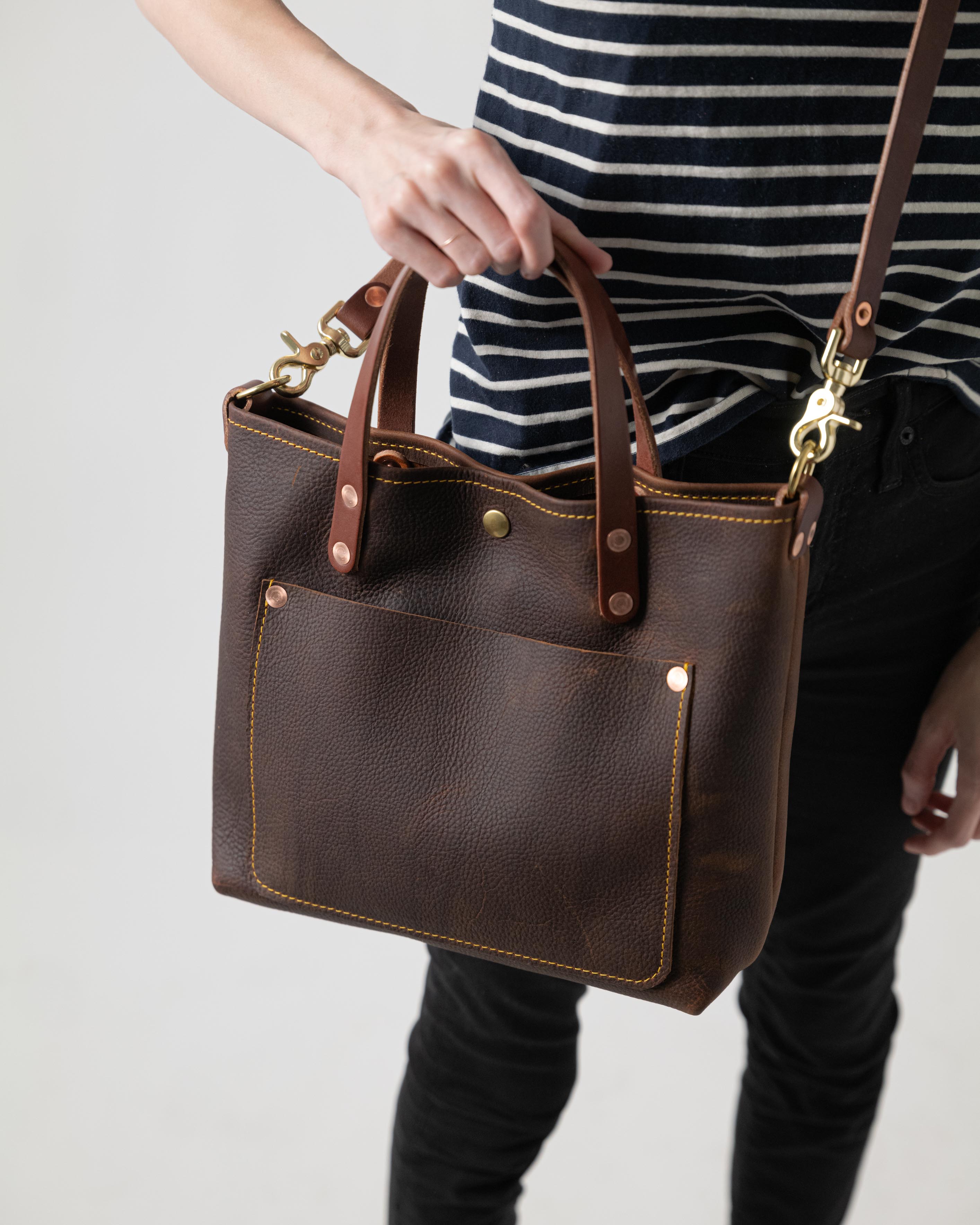 Scratch-and-Dent Brown Kodiak Mini Travel Tote