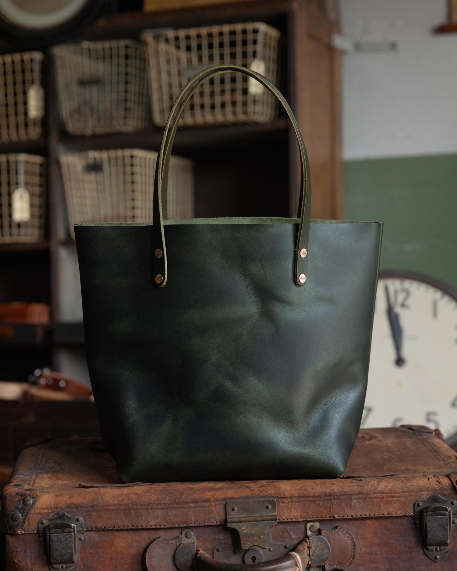 Green Dublin East West Travel Tote