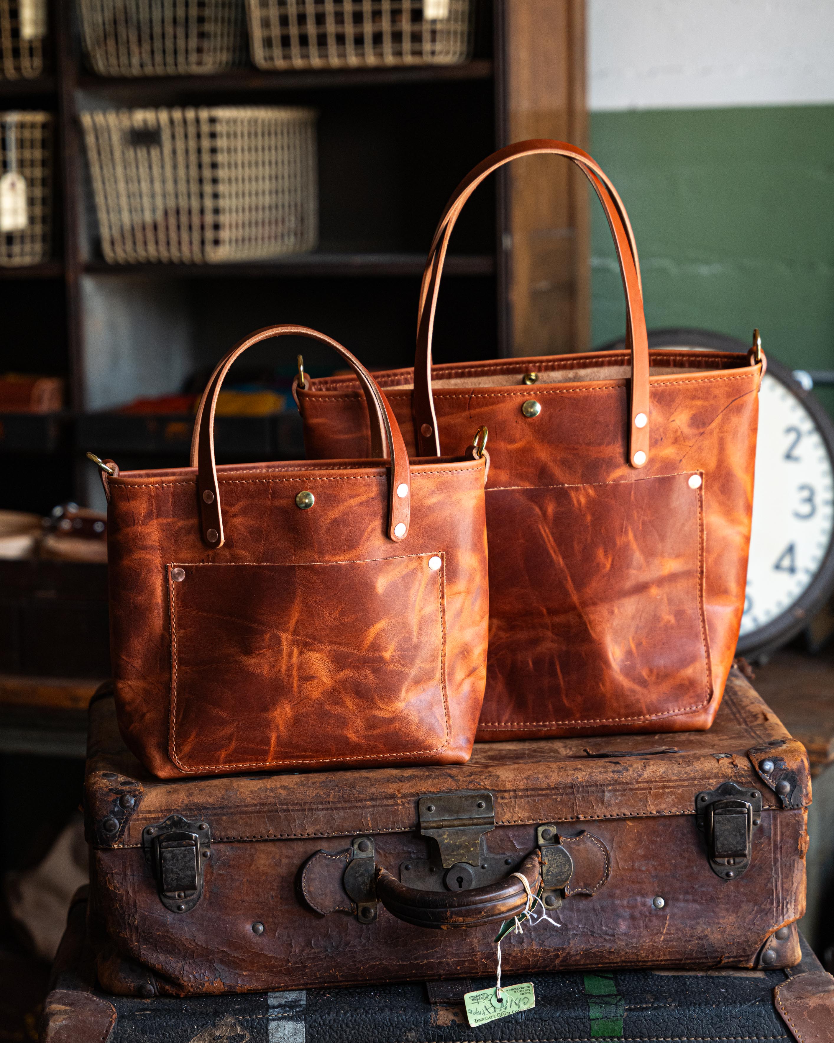 English Tan Derby Crossbody Bag
