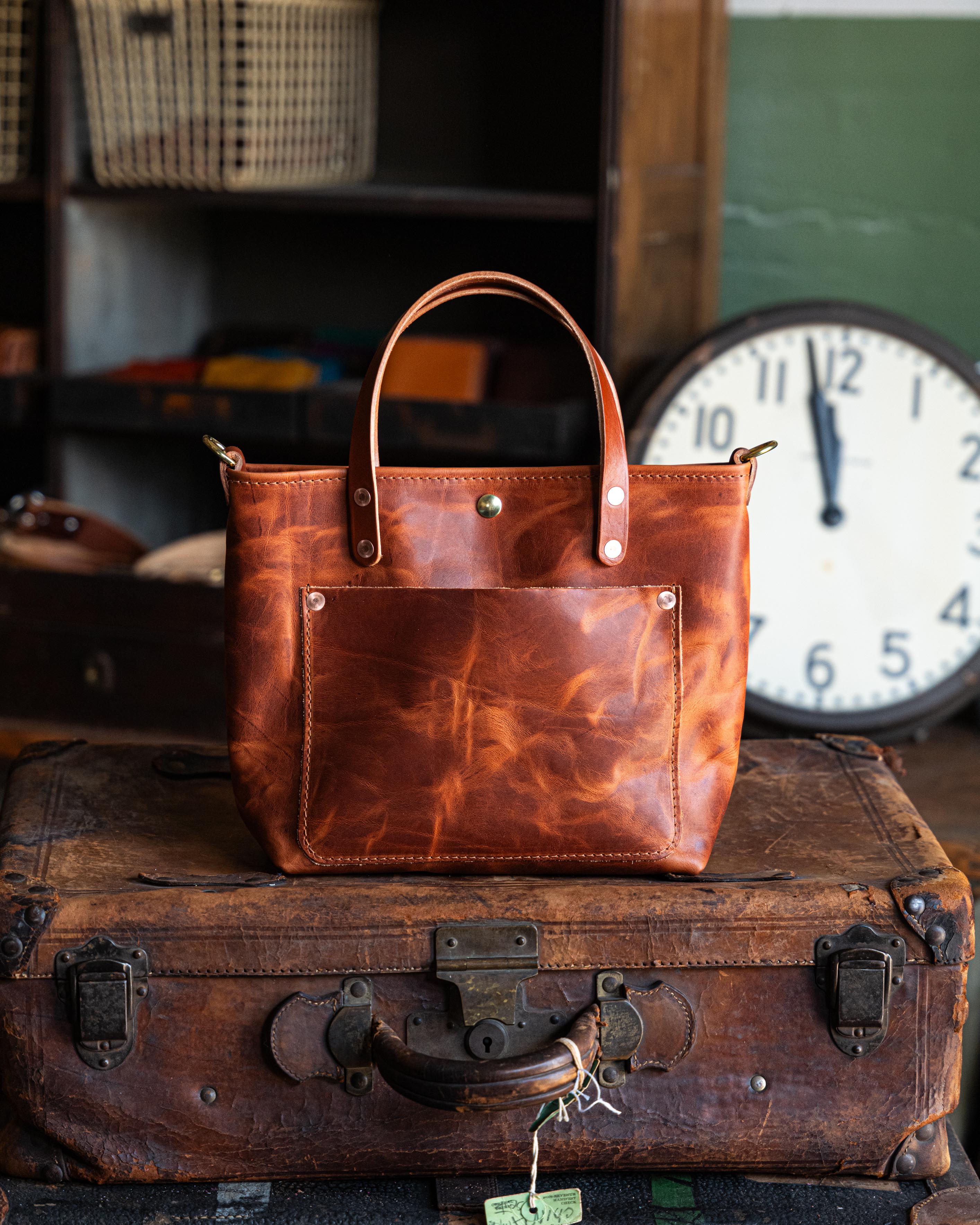 English Tan Derby Mini Travel Tote