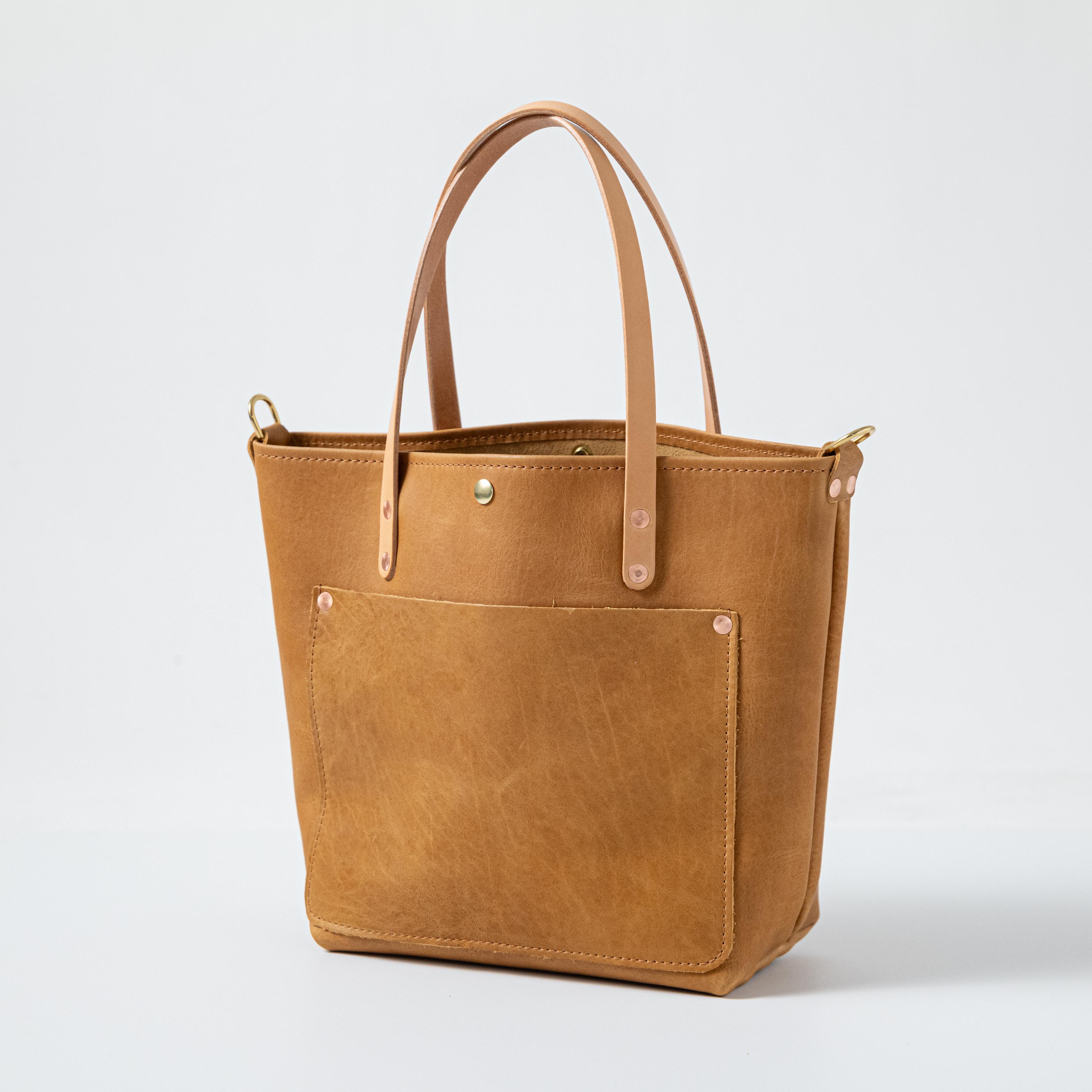Scratch-and-Dent Natural Bison Travel Tote