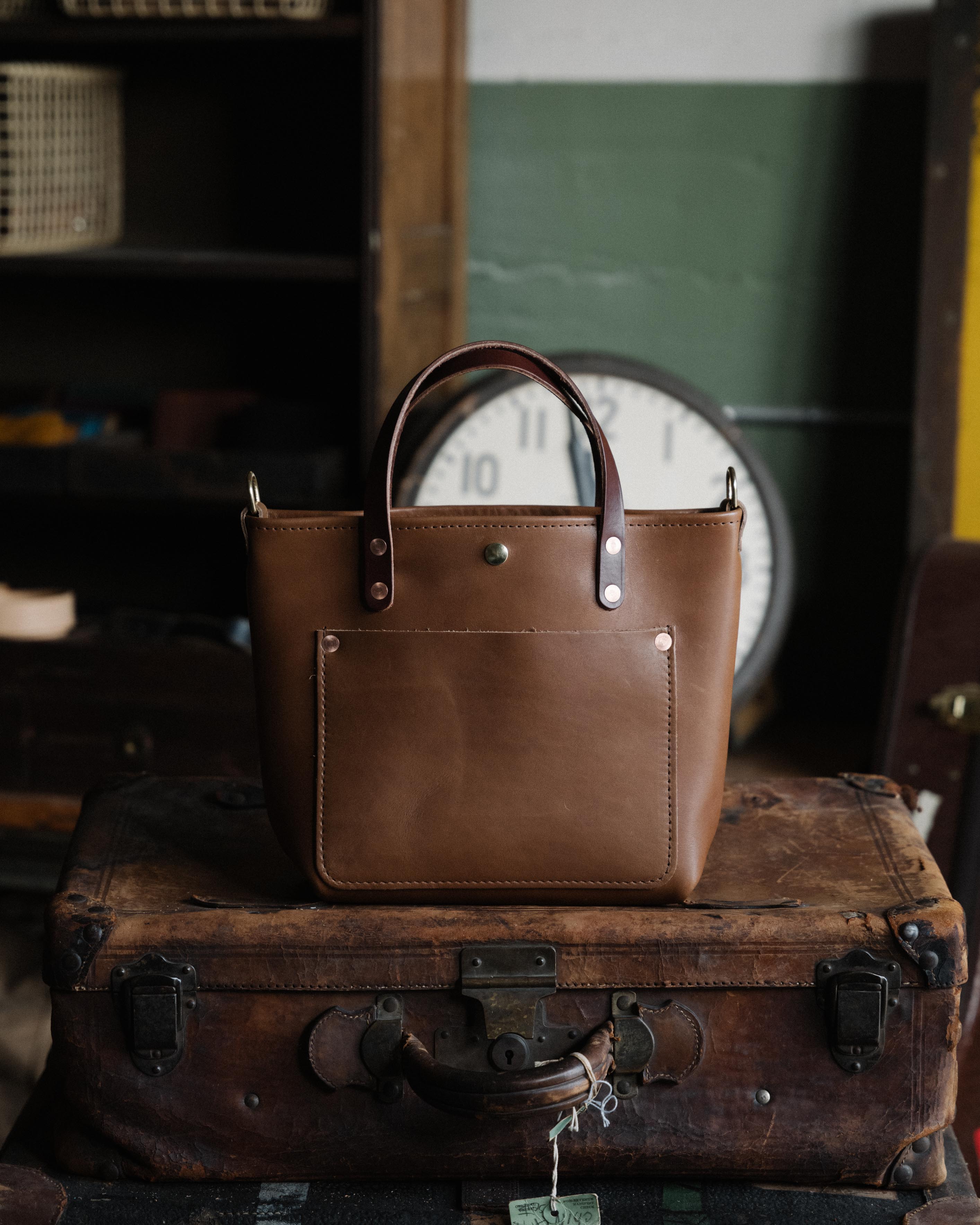 Brown Essex Mini Travel Tote