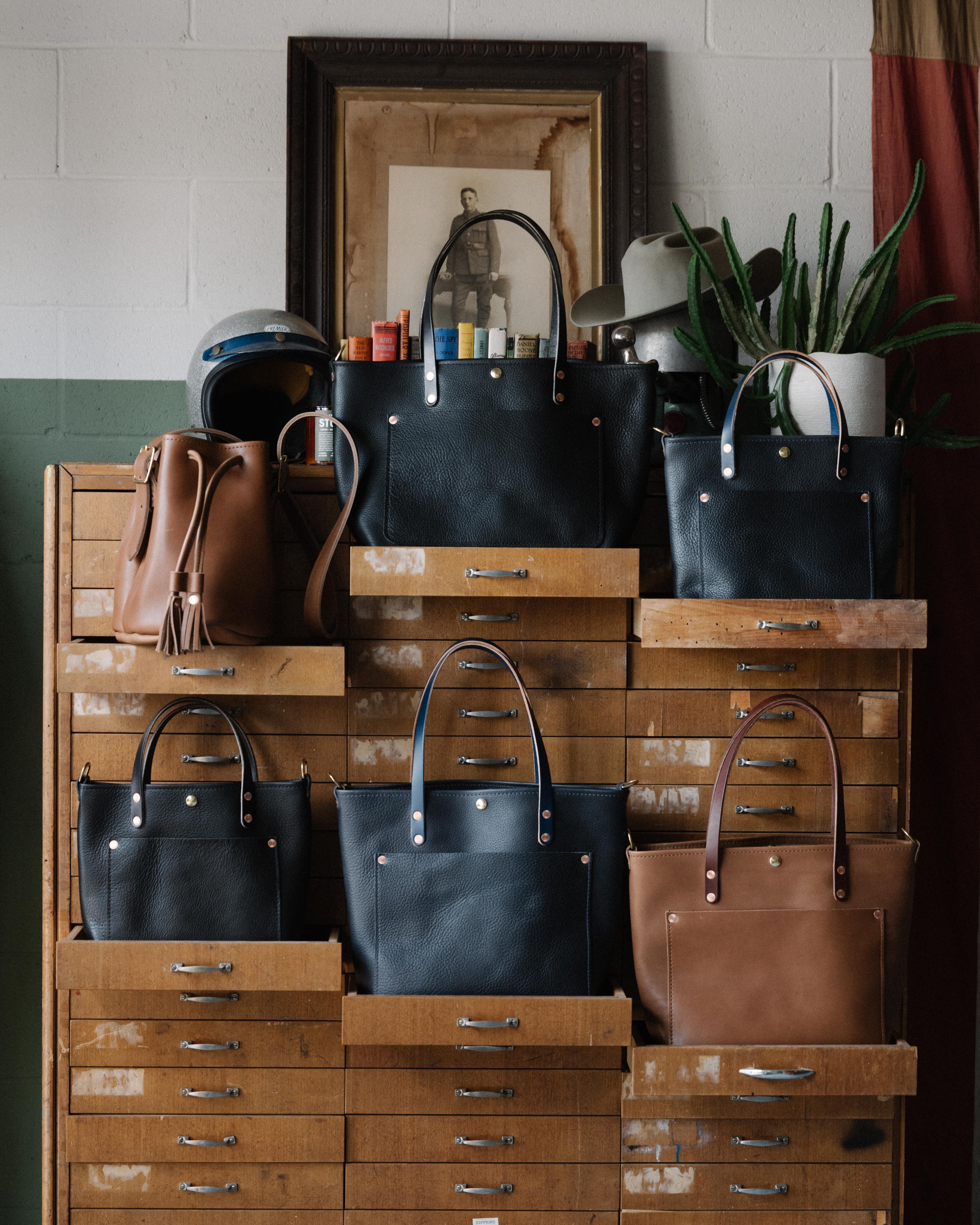Brown Essex Bucket Bag