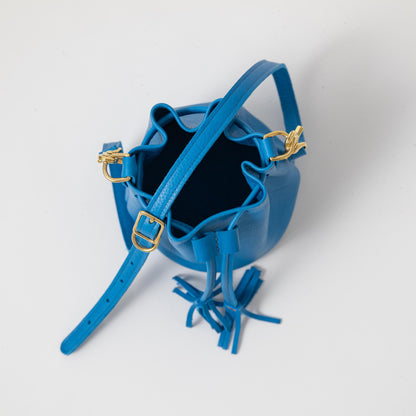Cerulean Cypress Mini Bucket Bag