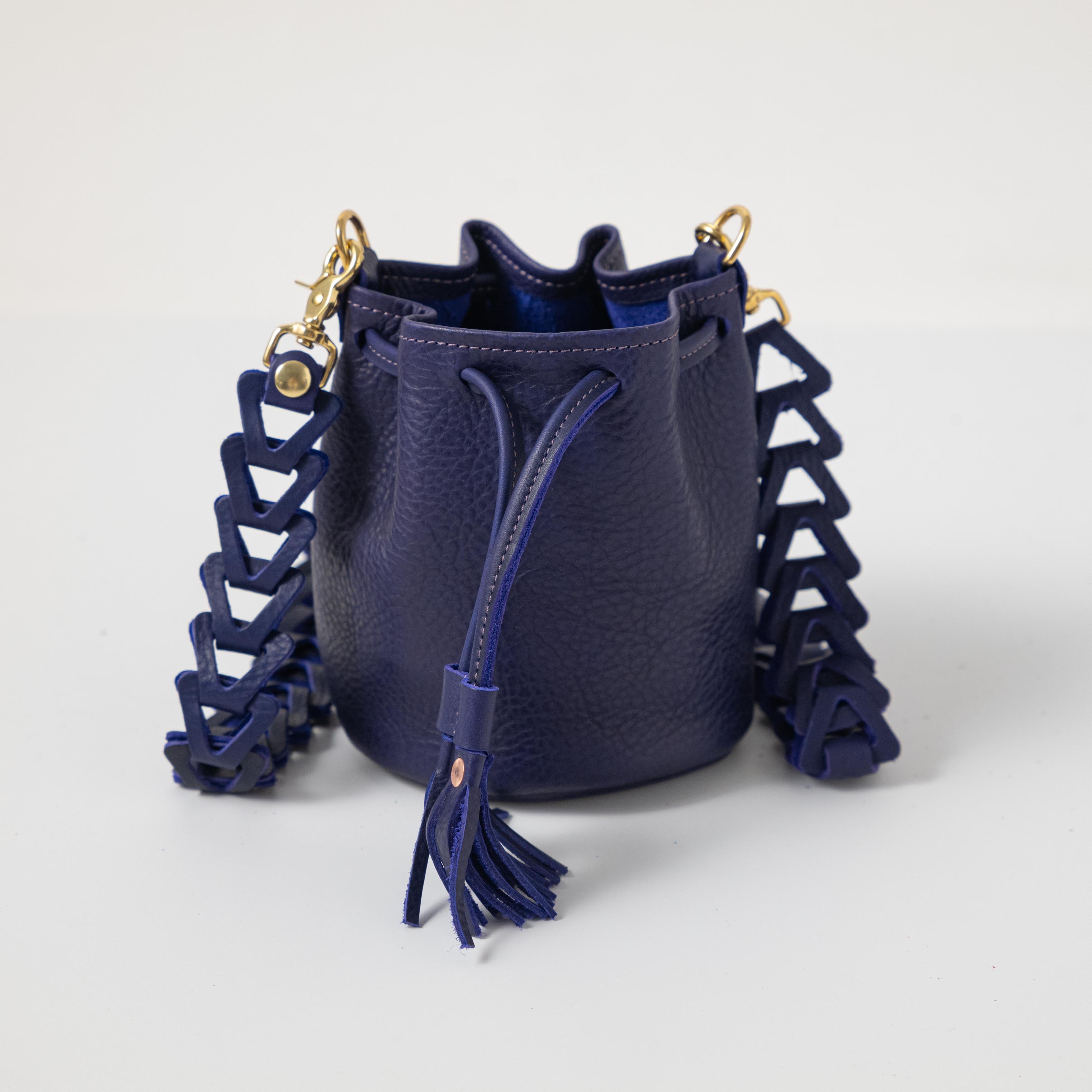 Violet Cypress Mini Bucket Bag