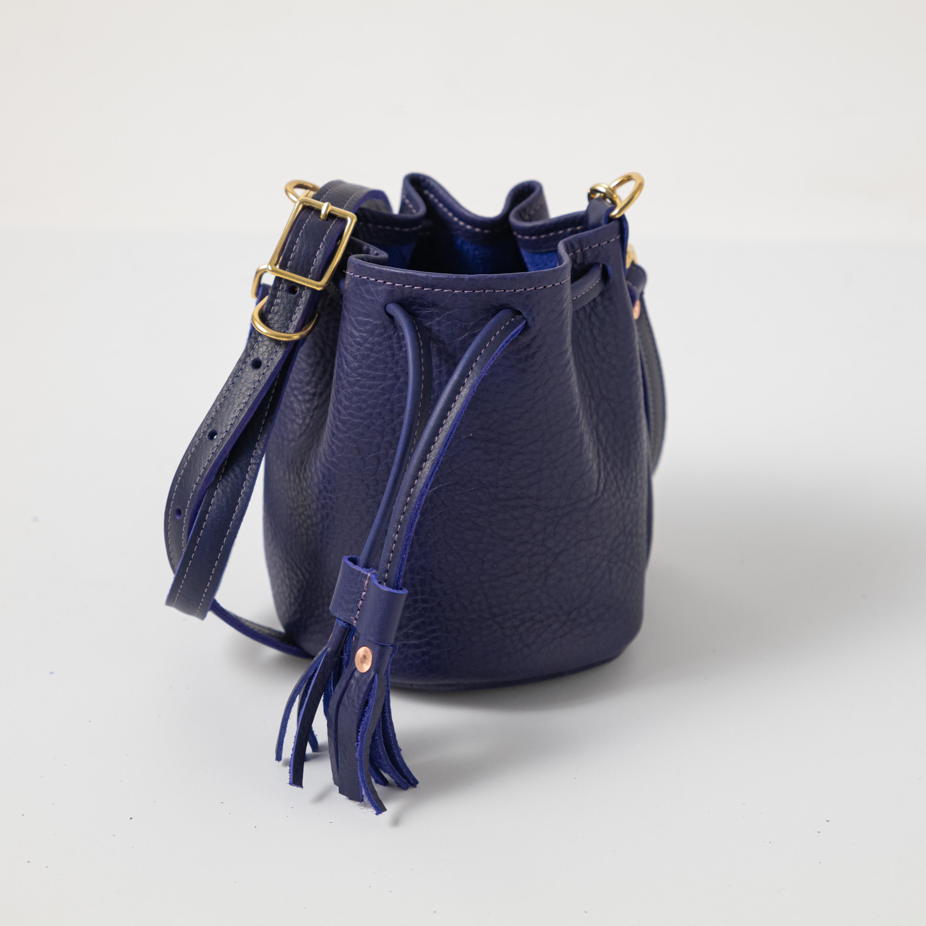 Violet Cypress Mini Bucket Bag