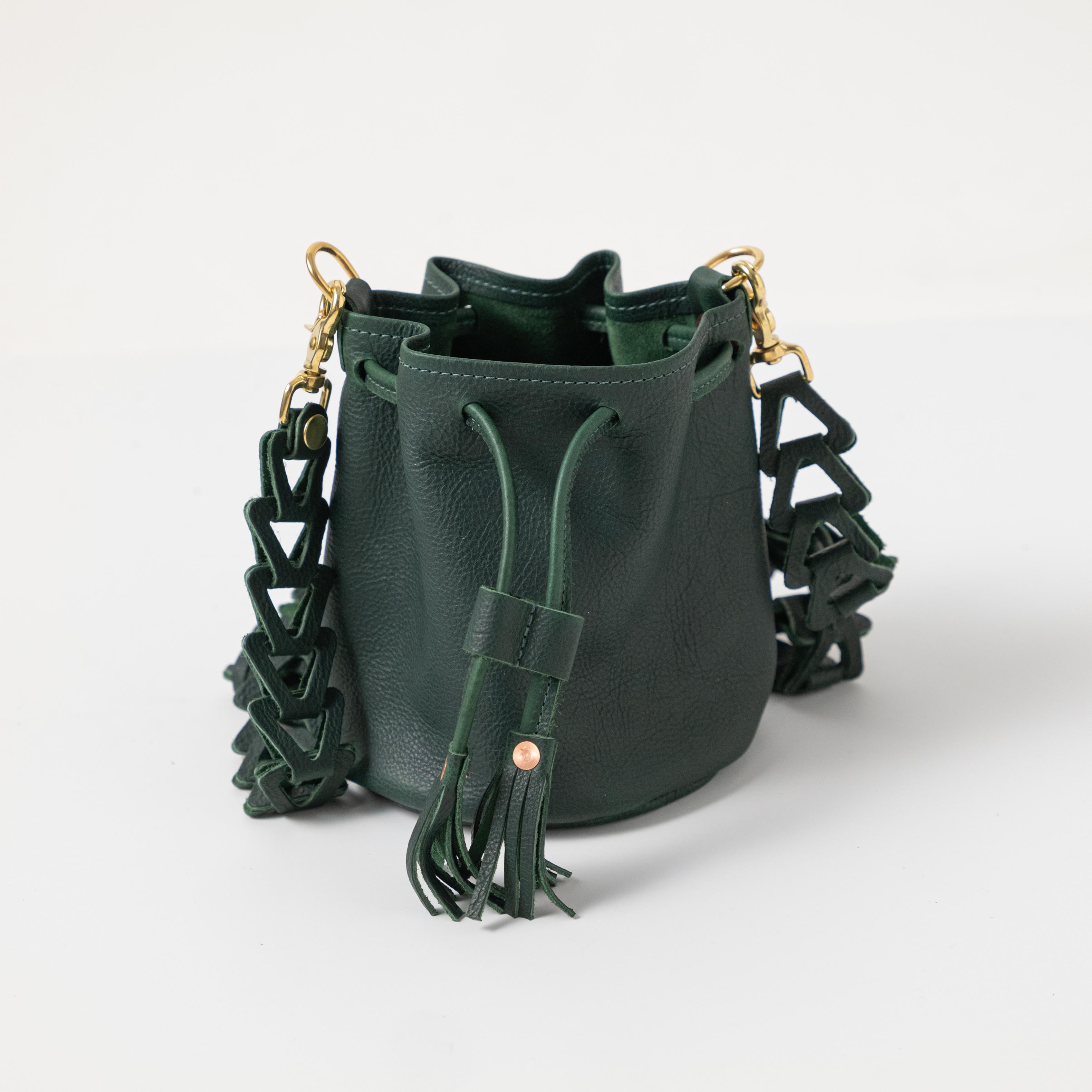Green Kodiak Mini Bucket Bag