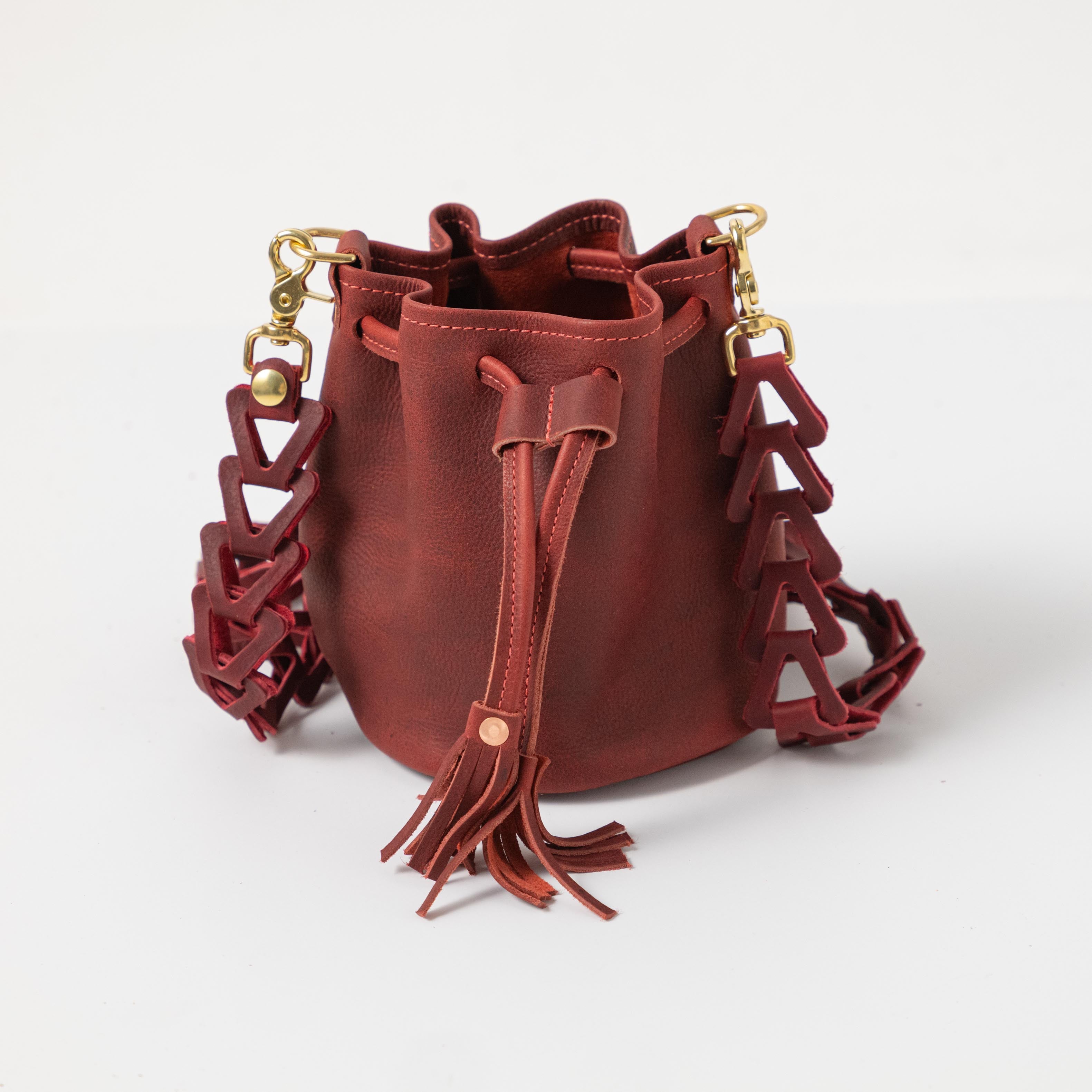 Red Kodiak Mini Bucket Bag