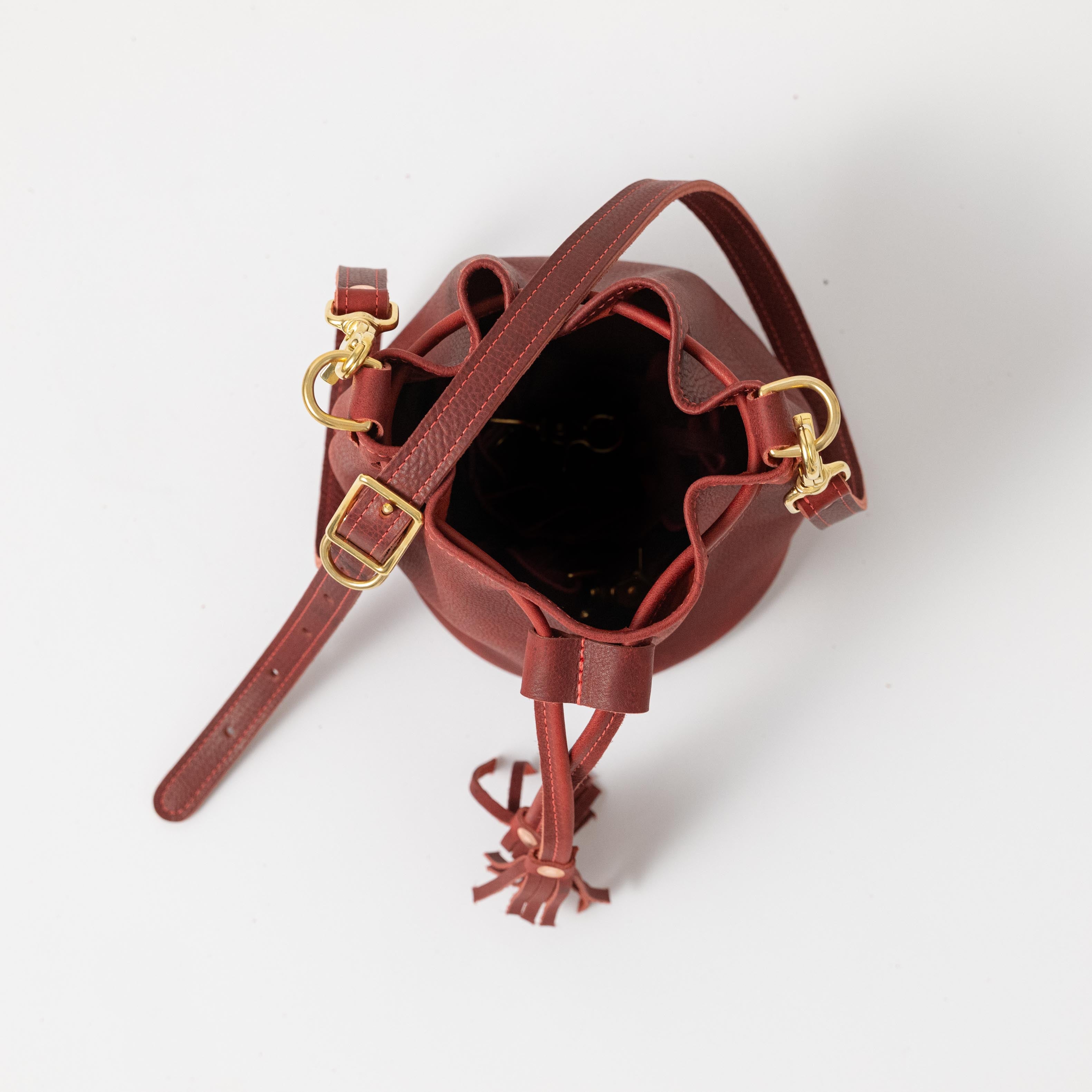 Red Kodiak Mini Bucket Bag