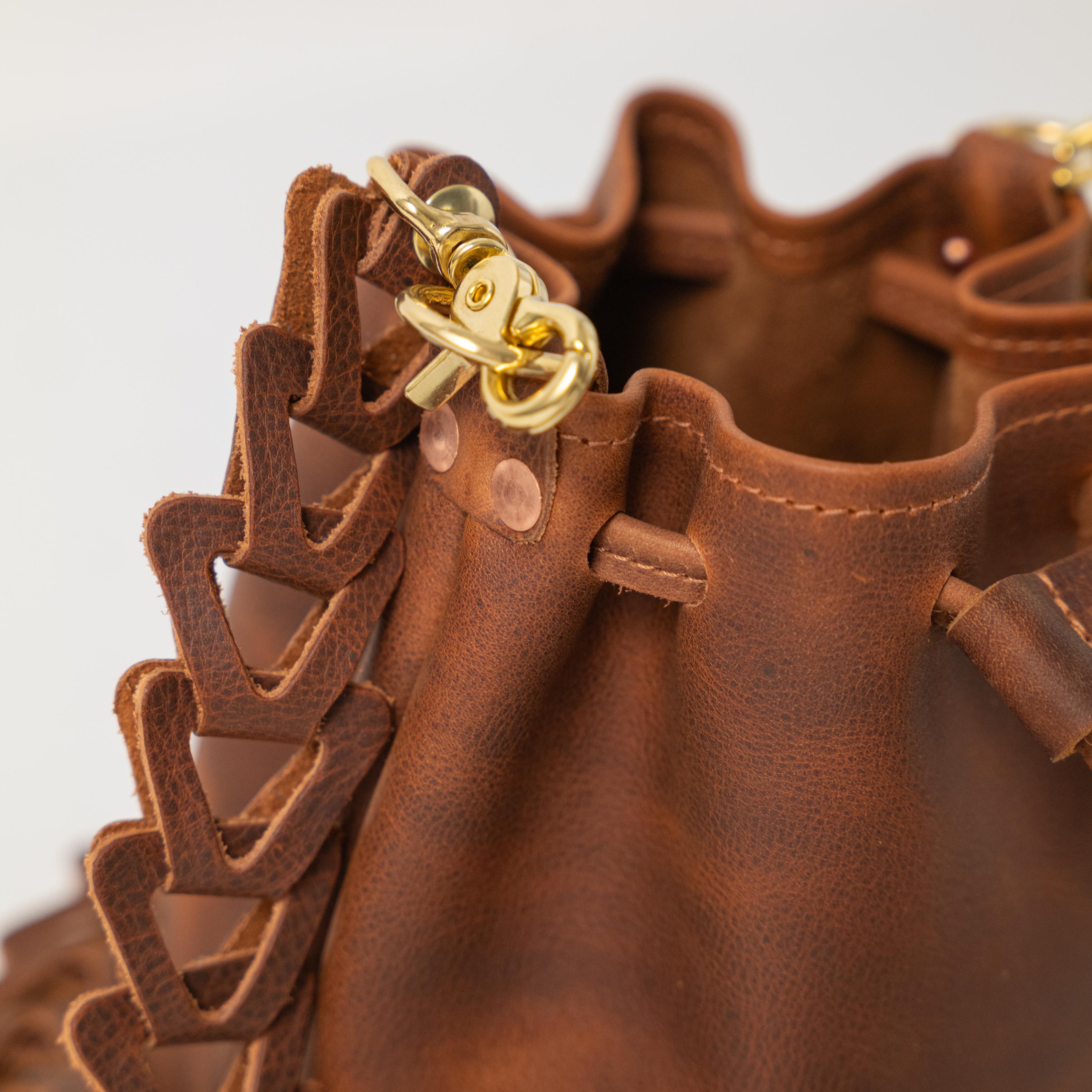 Green Kodiak Mini Bucket Bag