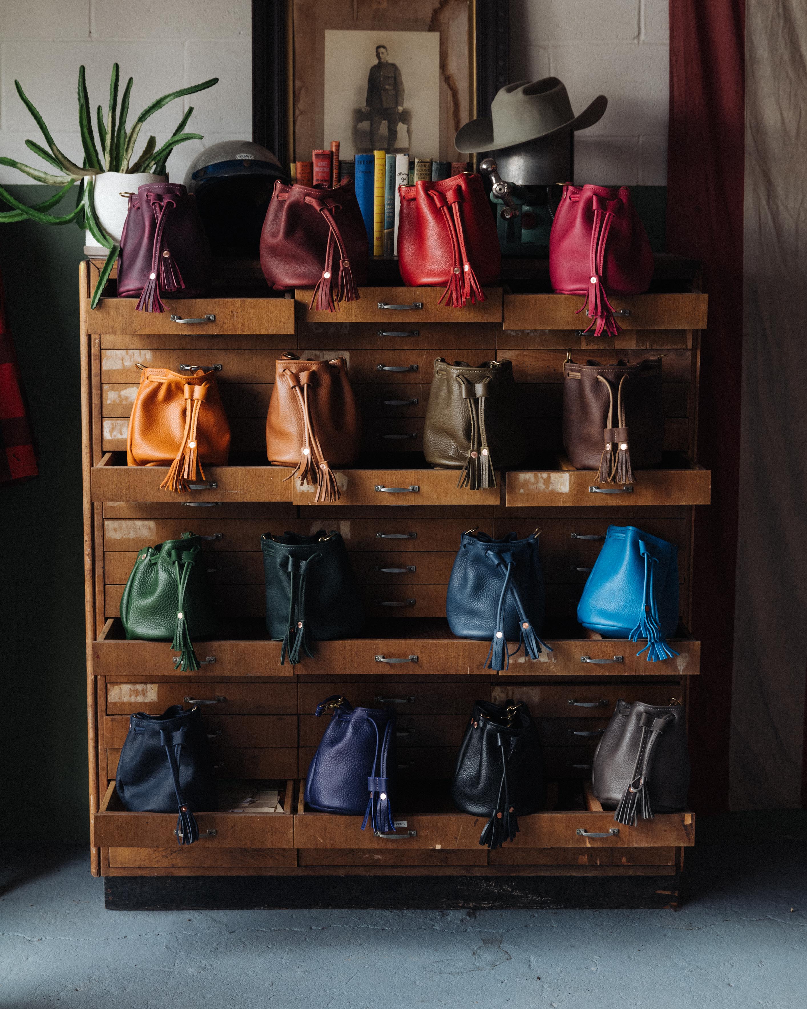 Green Kodiak Mini Bucket Bag