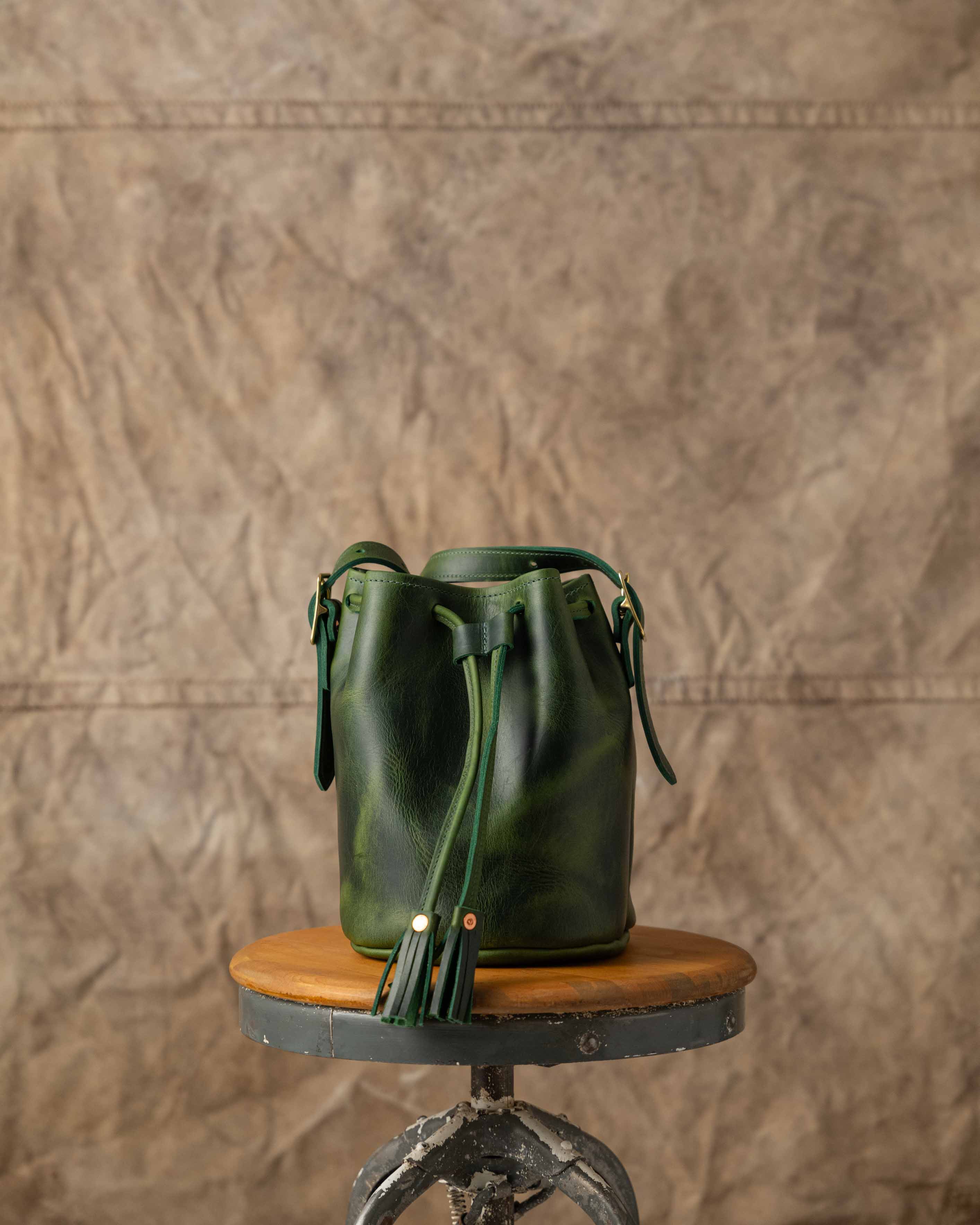 Green Cheaha Bucket Bag