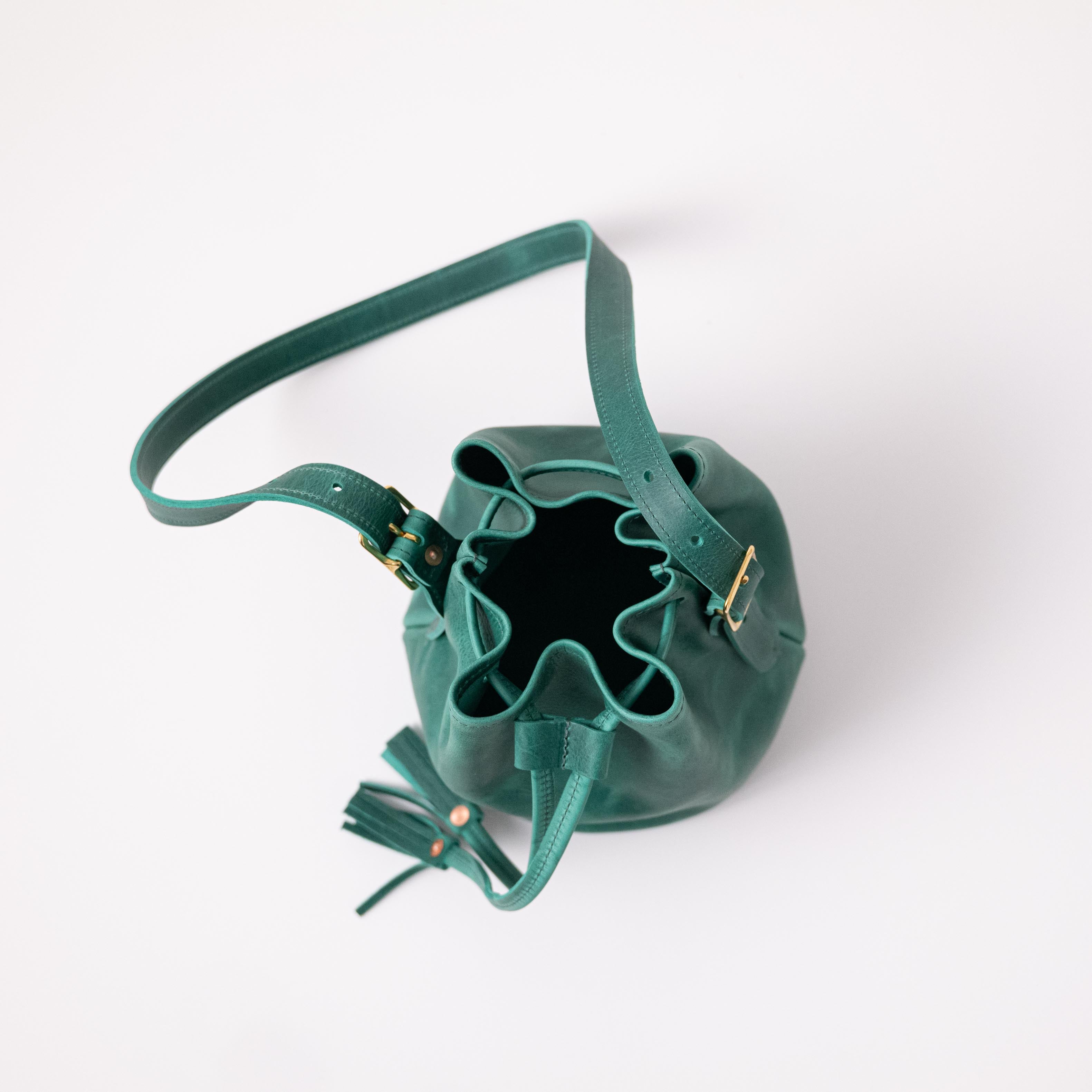 Teal Kodiak Bucket Bag