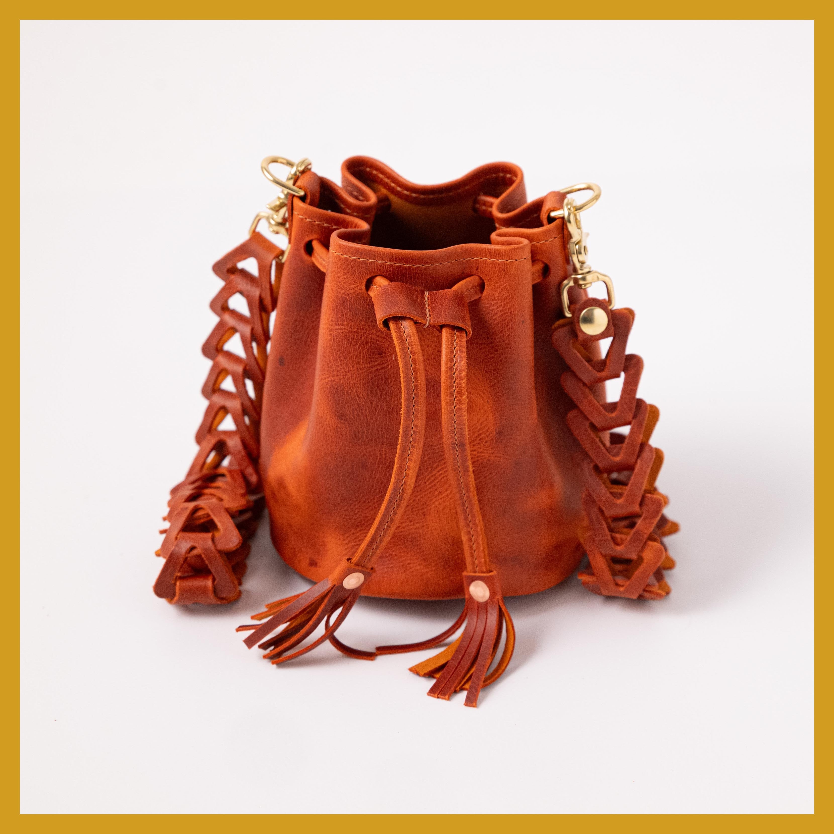 Scratch-and-Dent Brick Kodiak Mini Bucket Bag