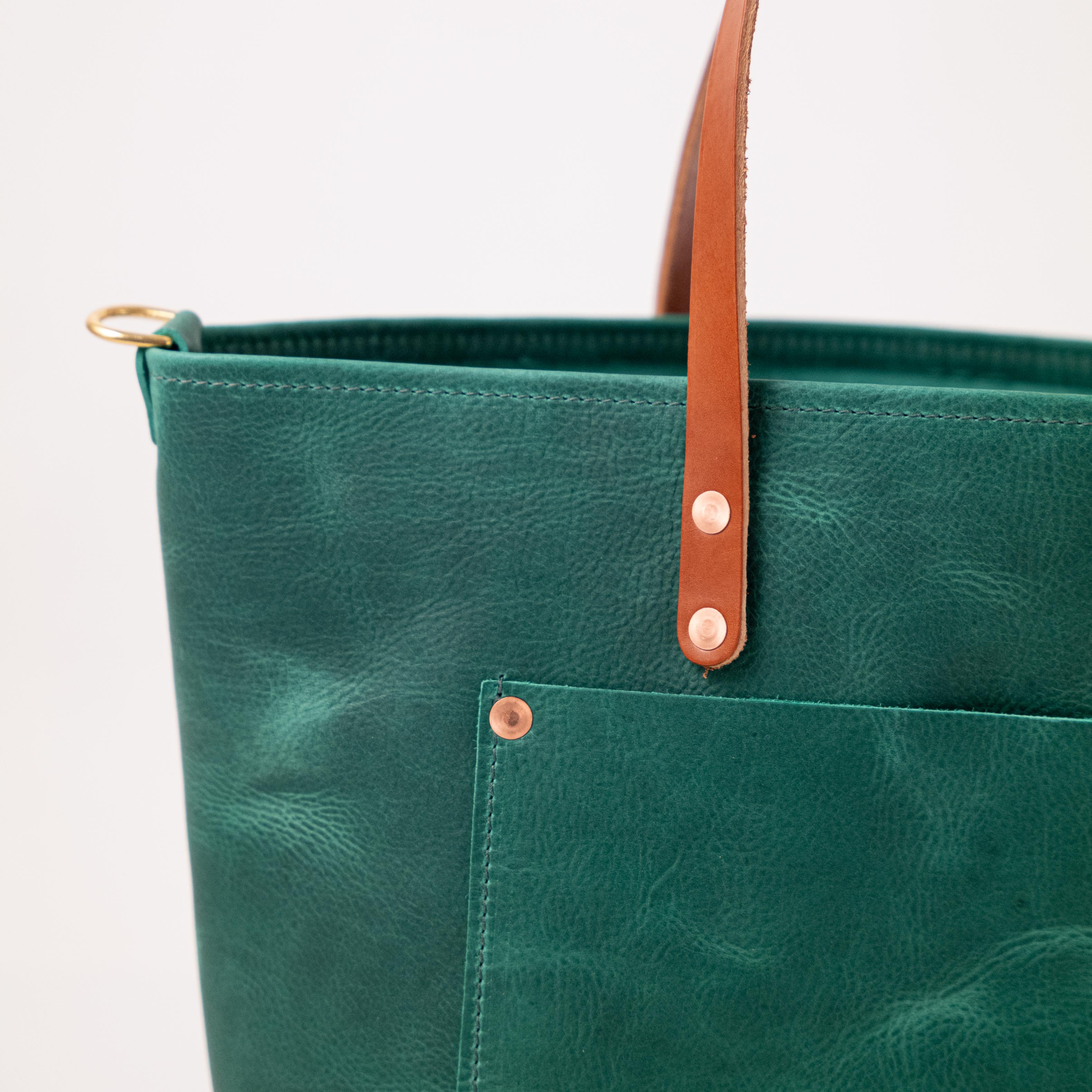 Teal Kodiak East West Travel Tote