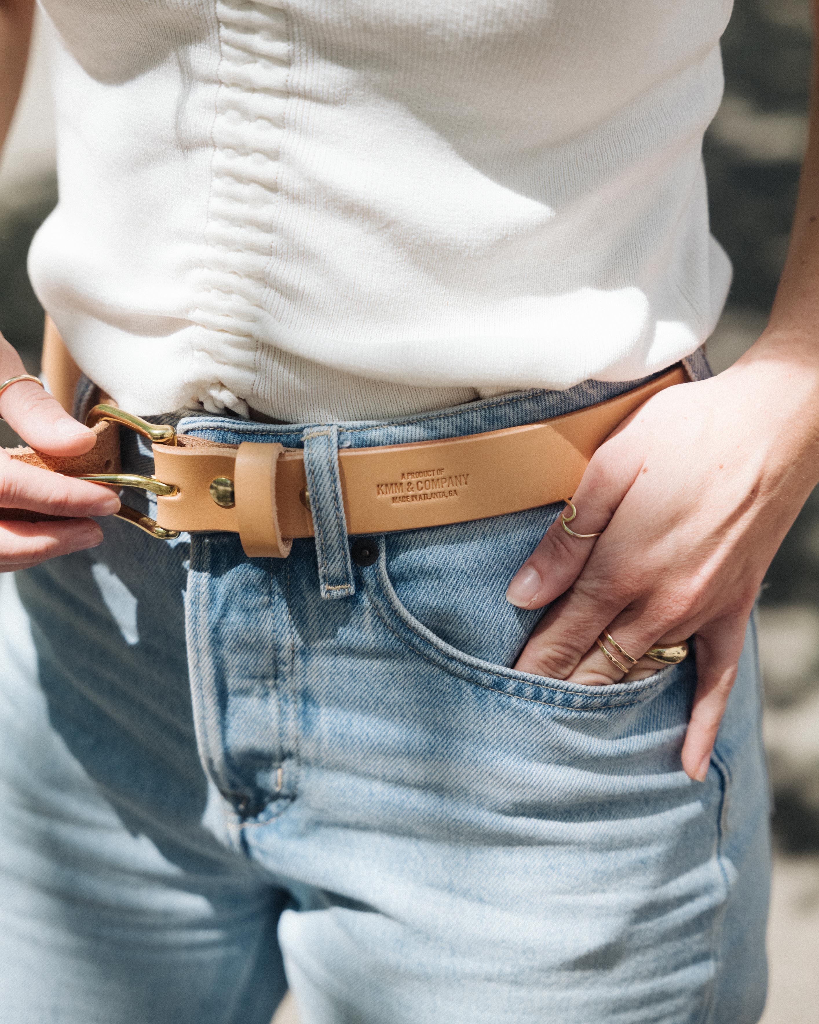 Russet Leather Belt