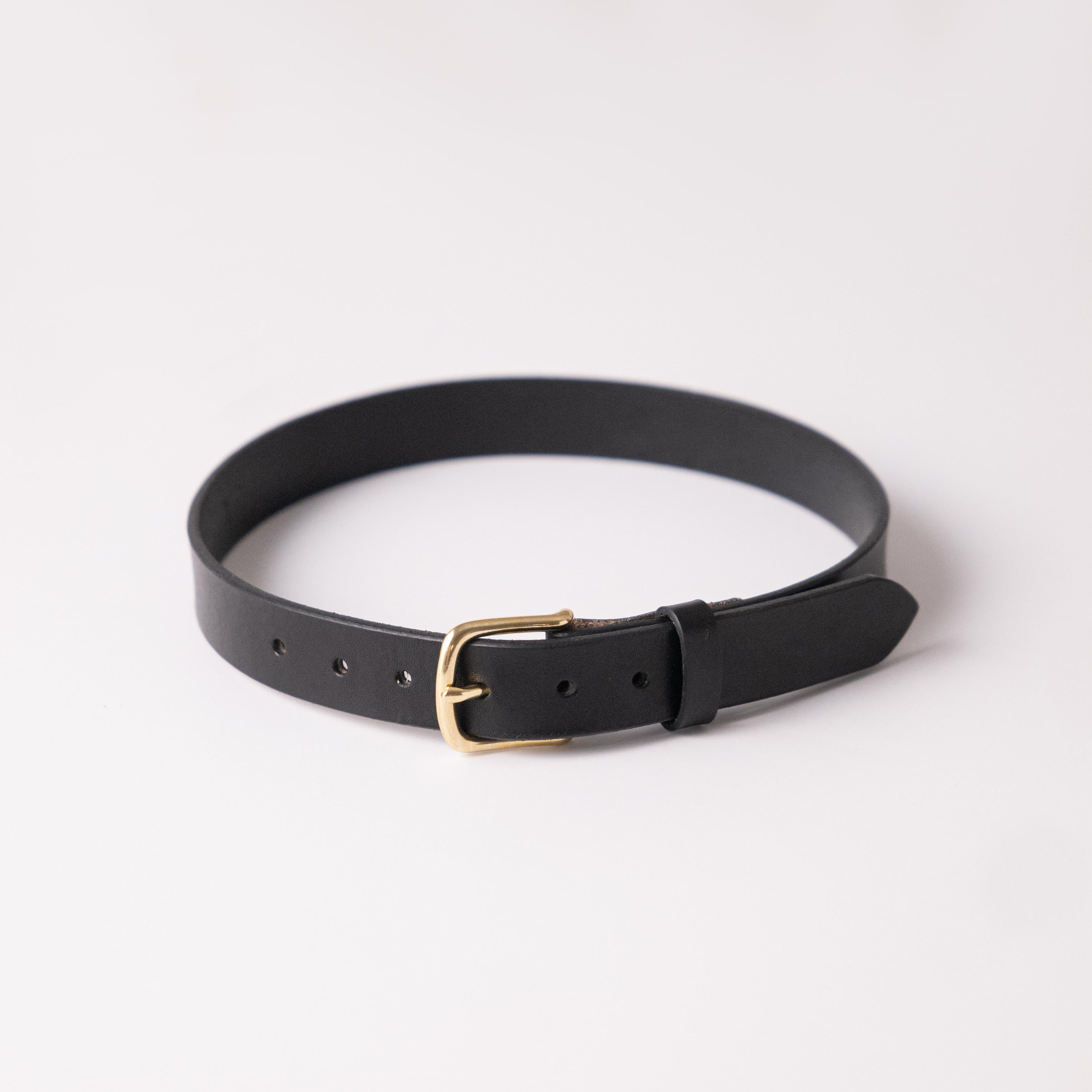 Black Leather Belt