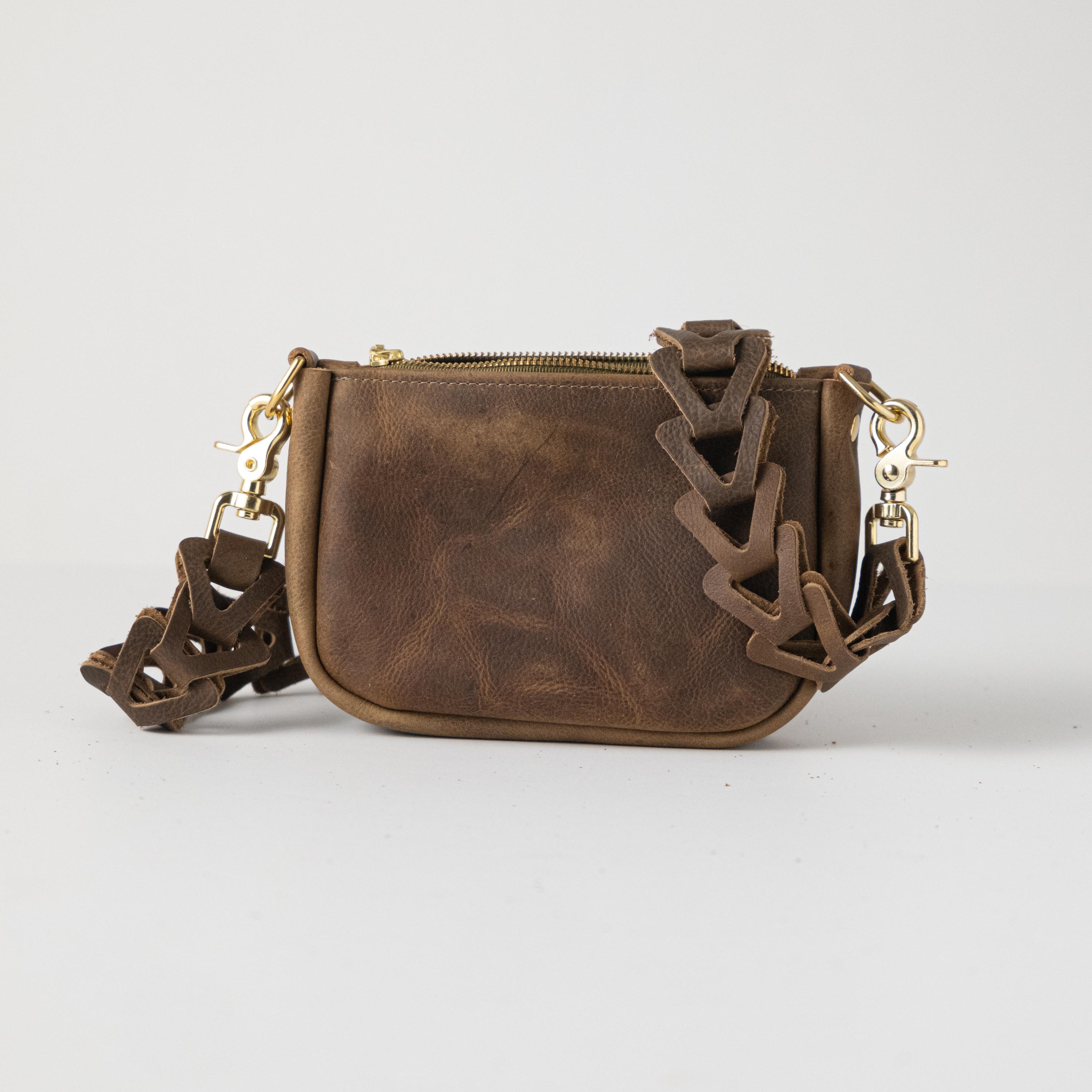 Scratch-and-Dent Olive Kodiak Mini Crossbody Bag
