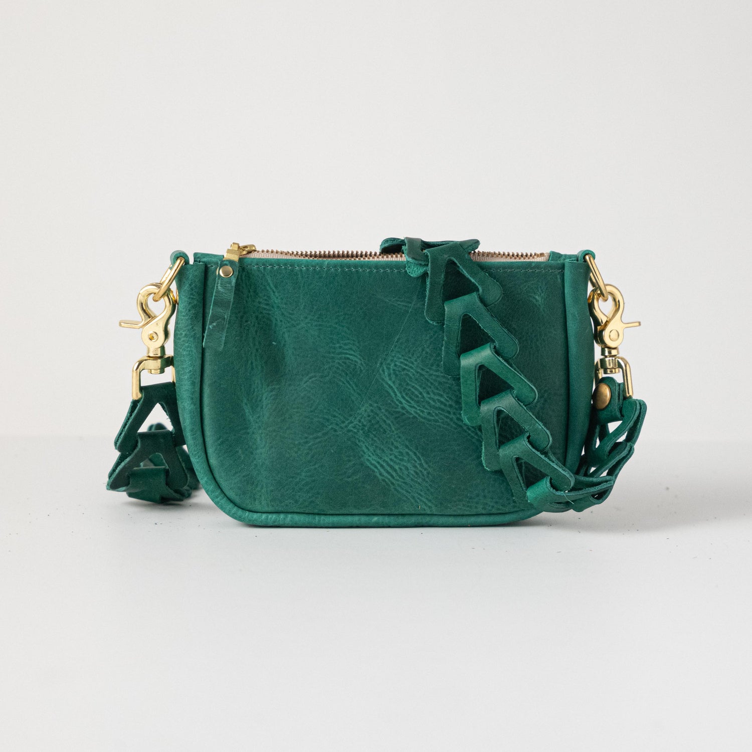 Teal Kodiak Mini Crossbody Bag