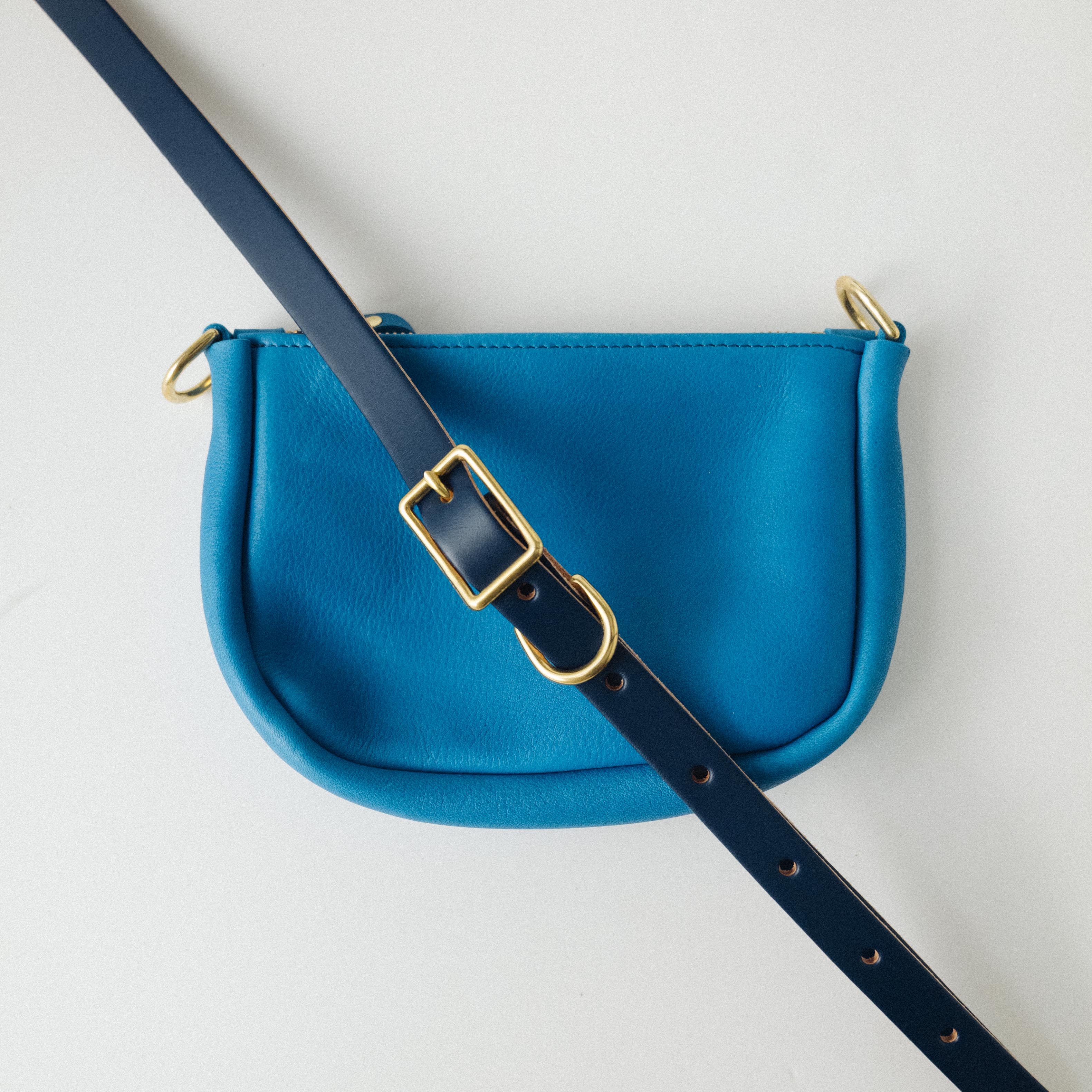 Scratch-and-Dent Cerulean Cypress Mini Crossbody Bag