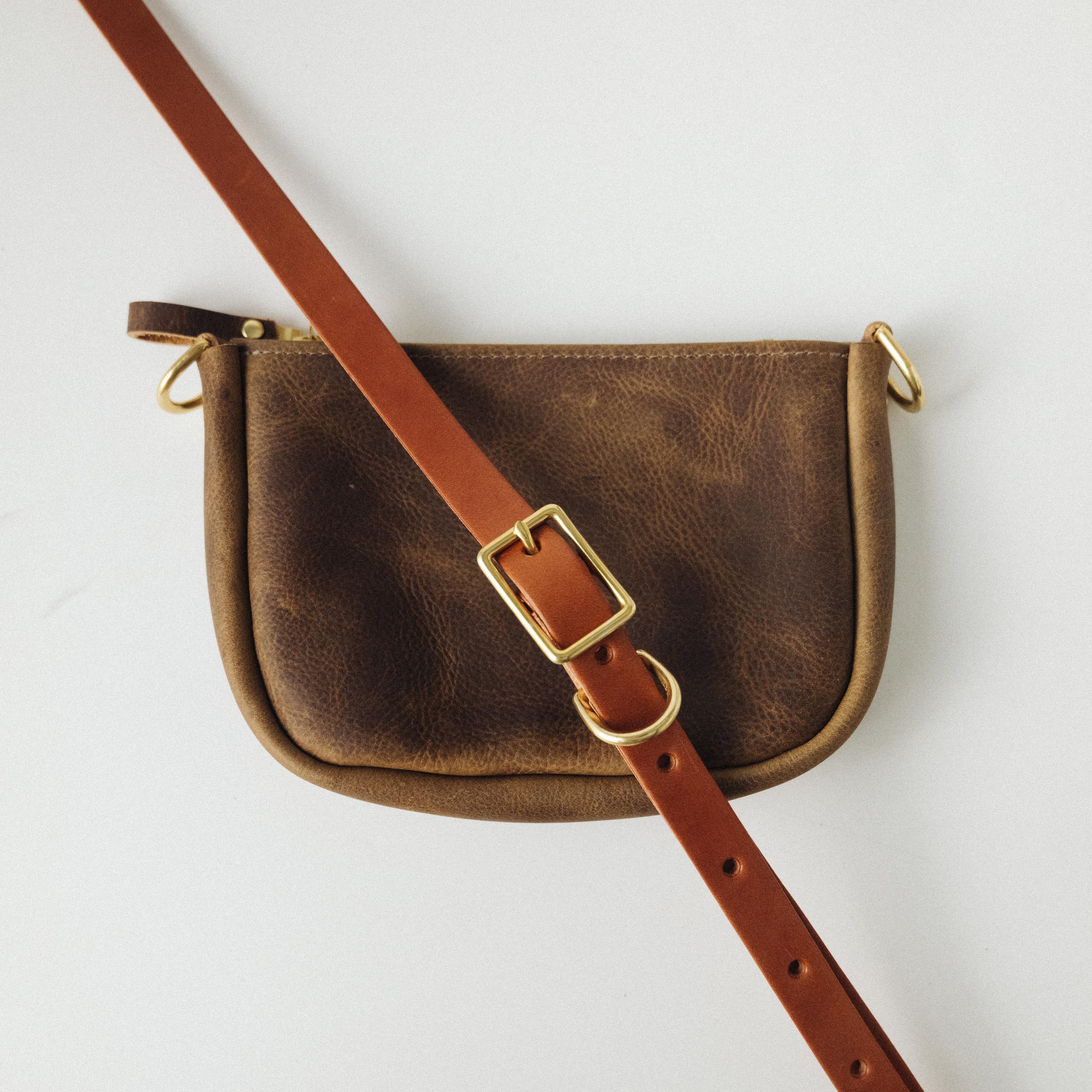 Scratch-and-Dent Olive Kodiak Mini Crossbody Bag