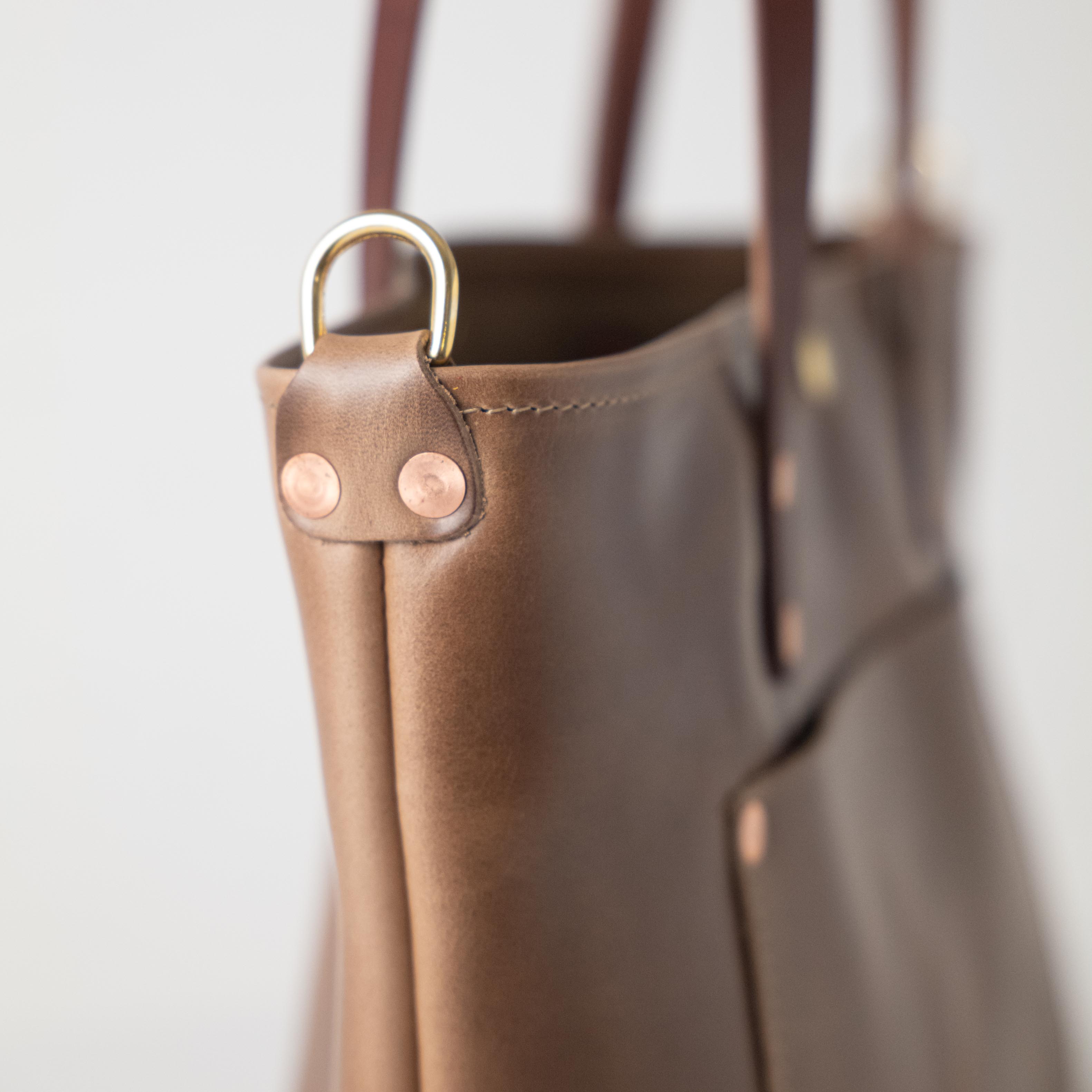 Natural Chromexcel East West Travel Tote