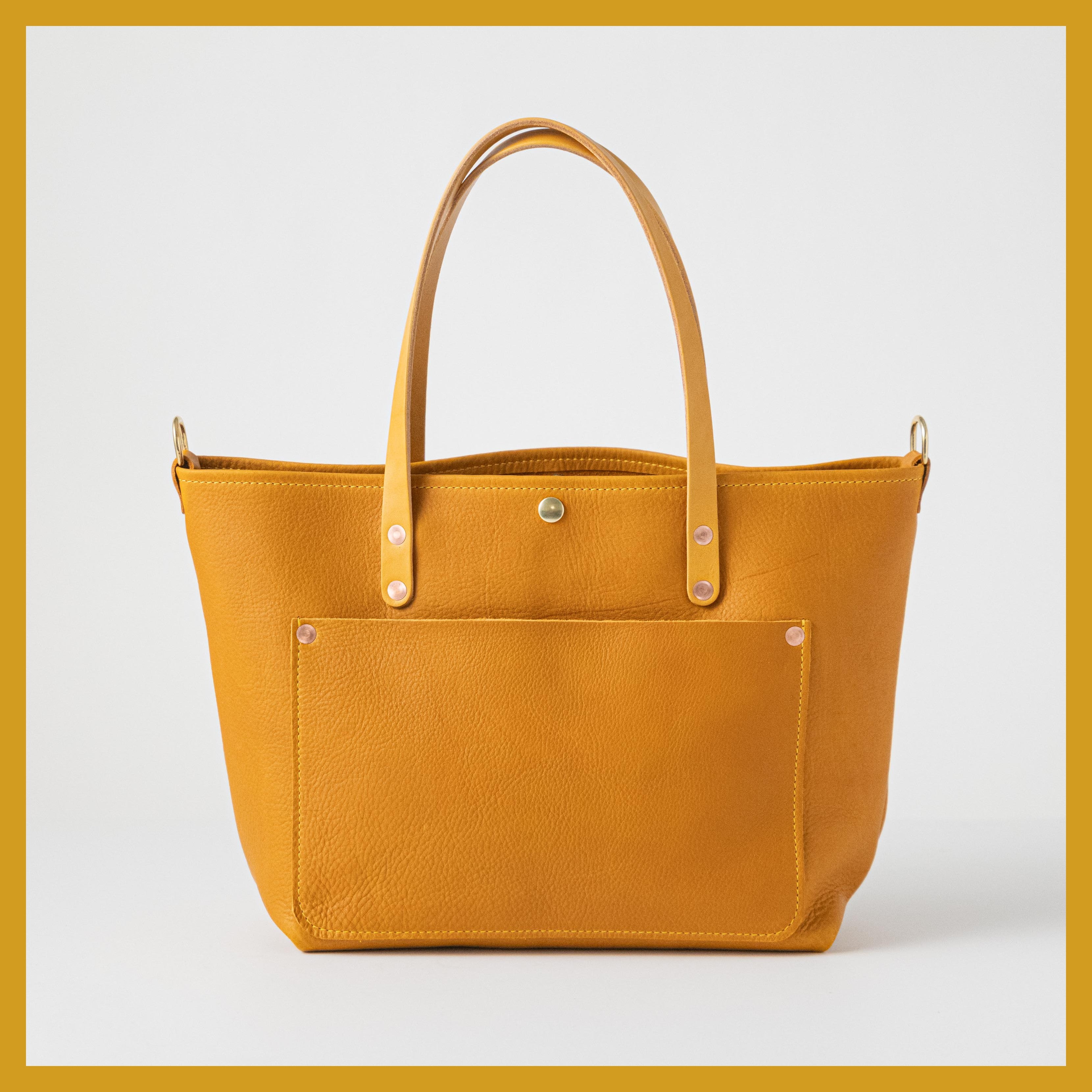 Scratch-and-Dent Marigold Cypress East West Travel Tote