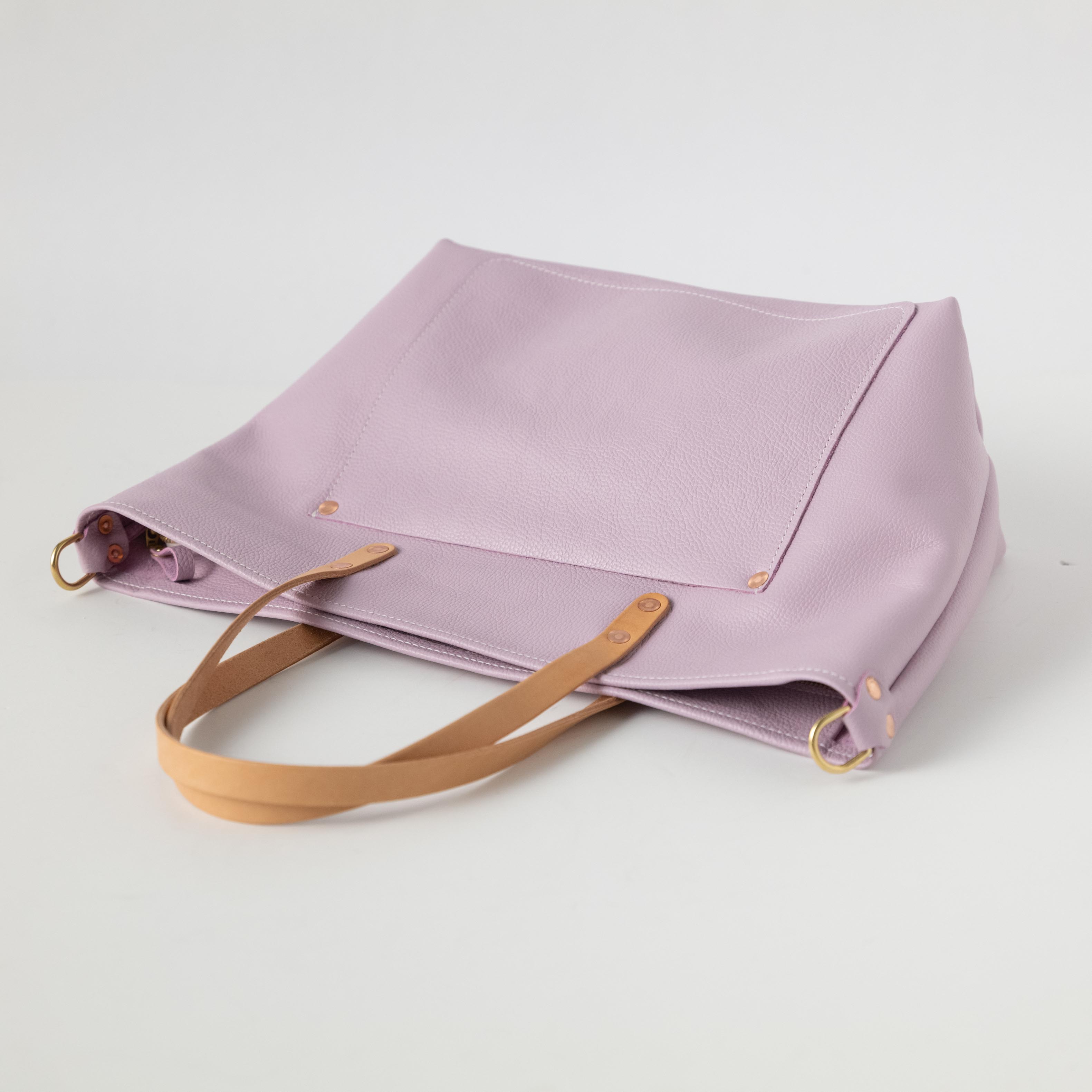 Turquoise Italian Pebbled Market Tote