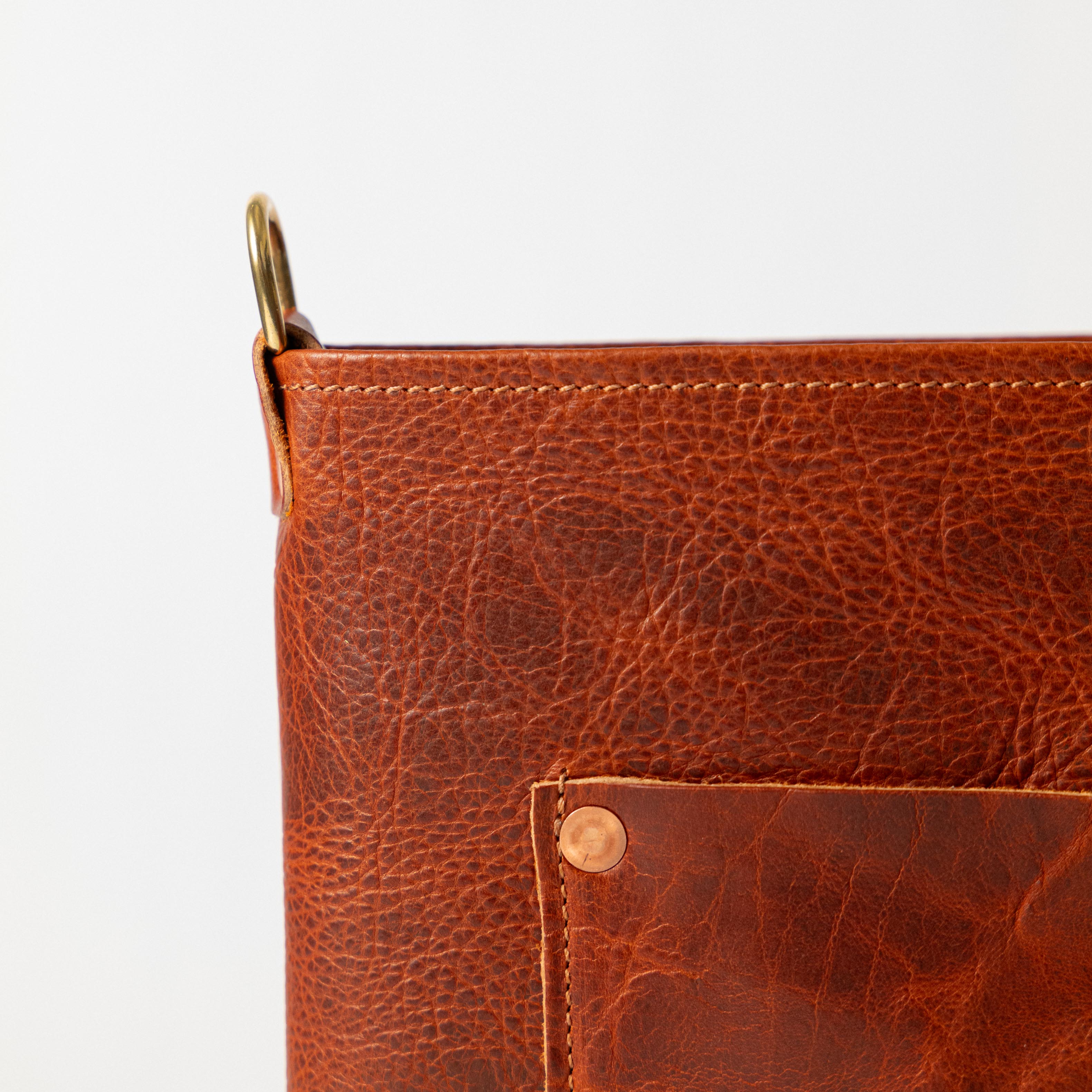 Whiskey Navajo Bison Mini Crossbody Travel Tote