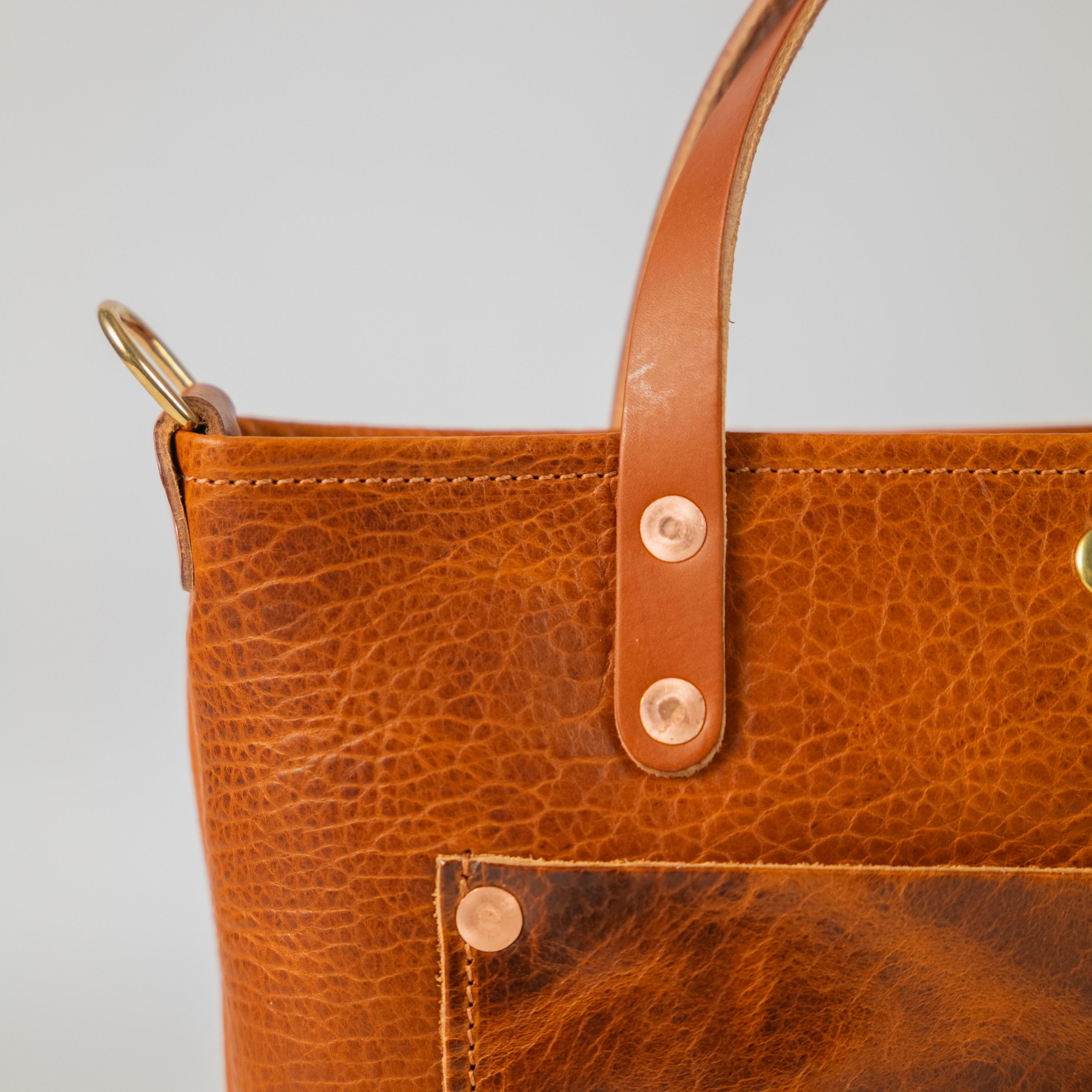 Honey Navajo Bison Mini Travel Tote