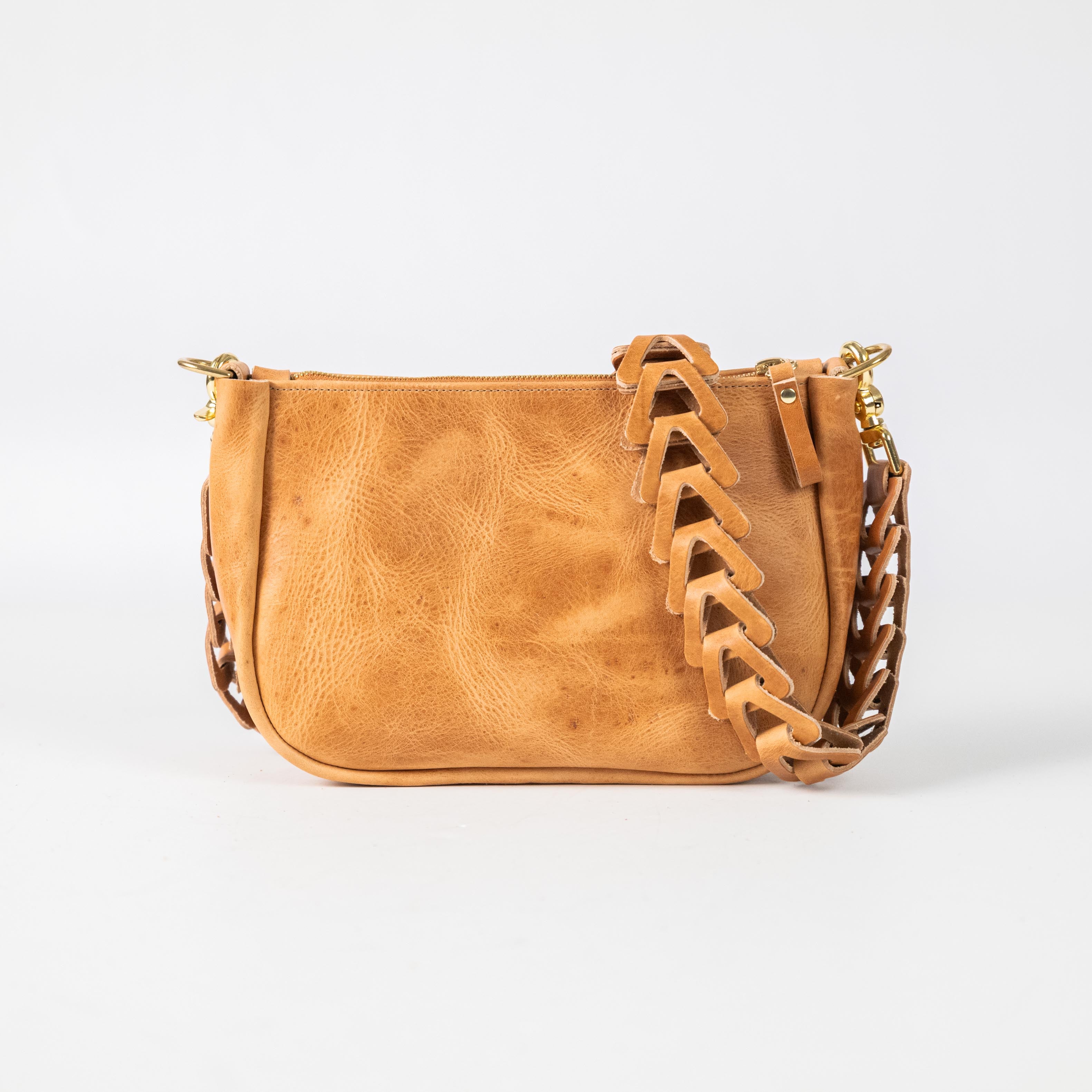 Natural Derby Medium Crossbody Bag