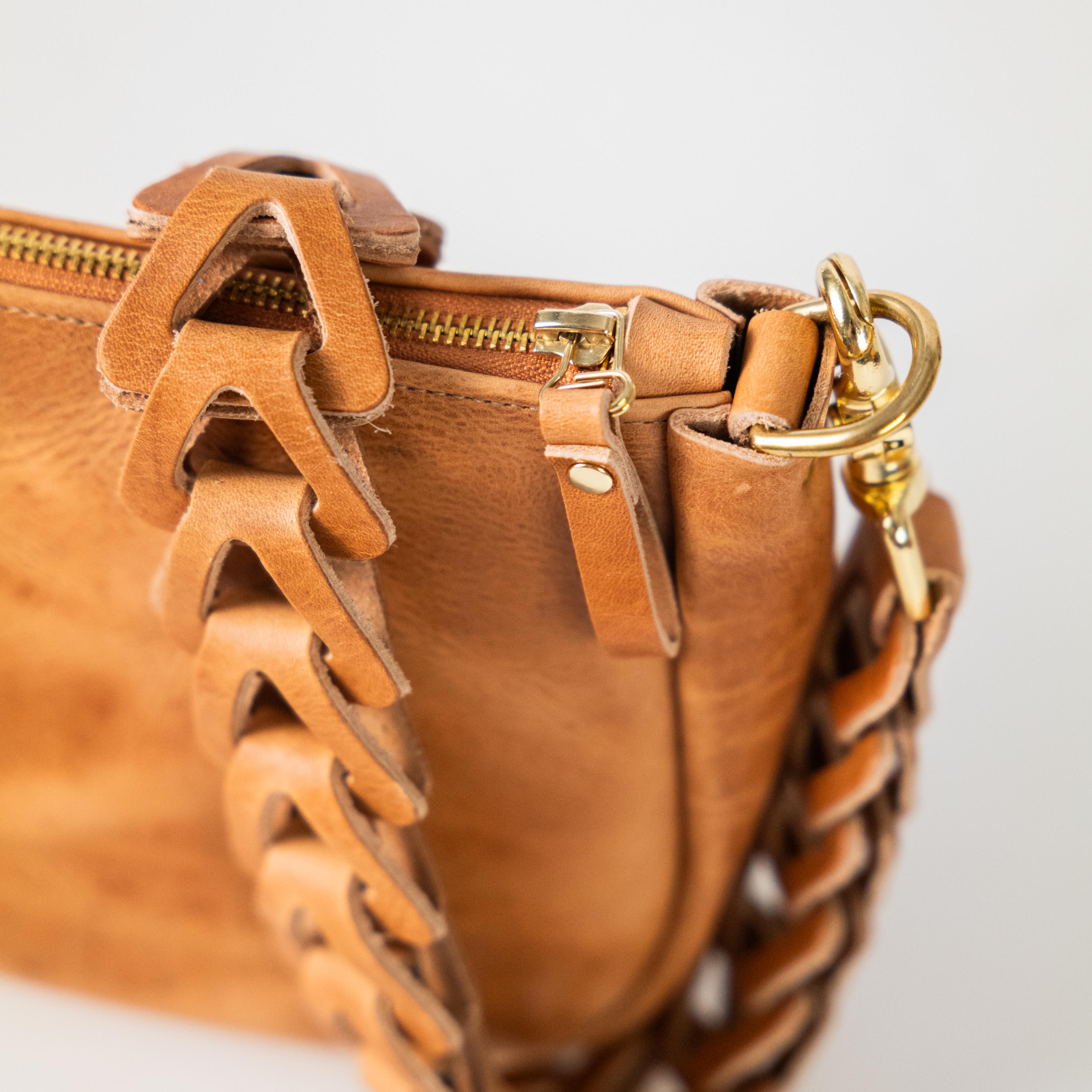 Natural Derby Medium Crossbody Bag