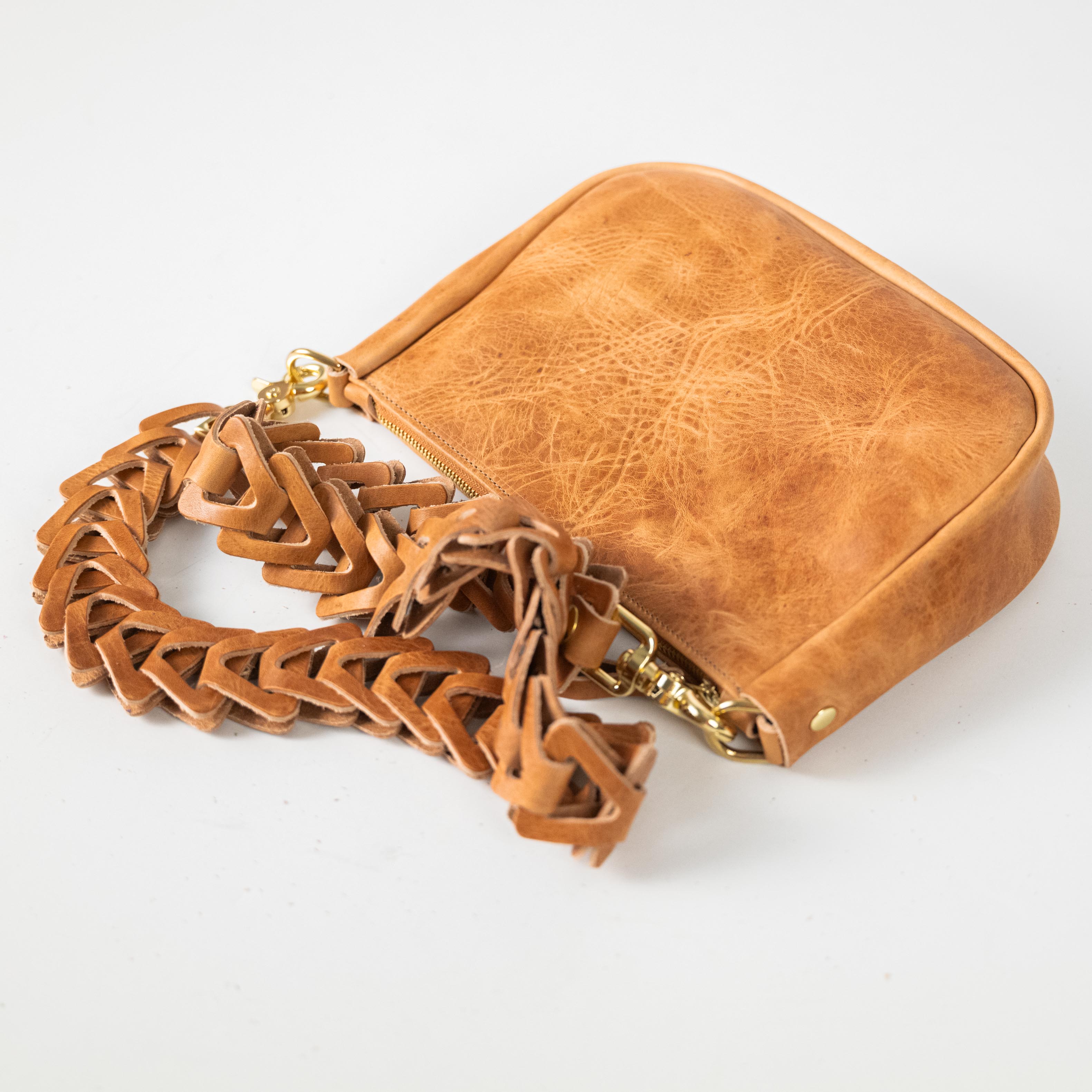 Natural Derby Medium Crossbody Bag