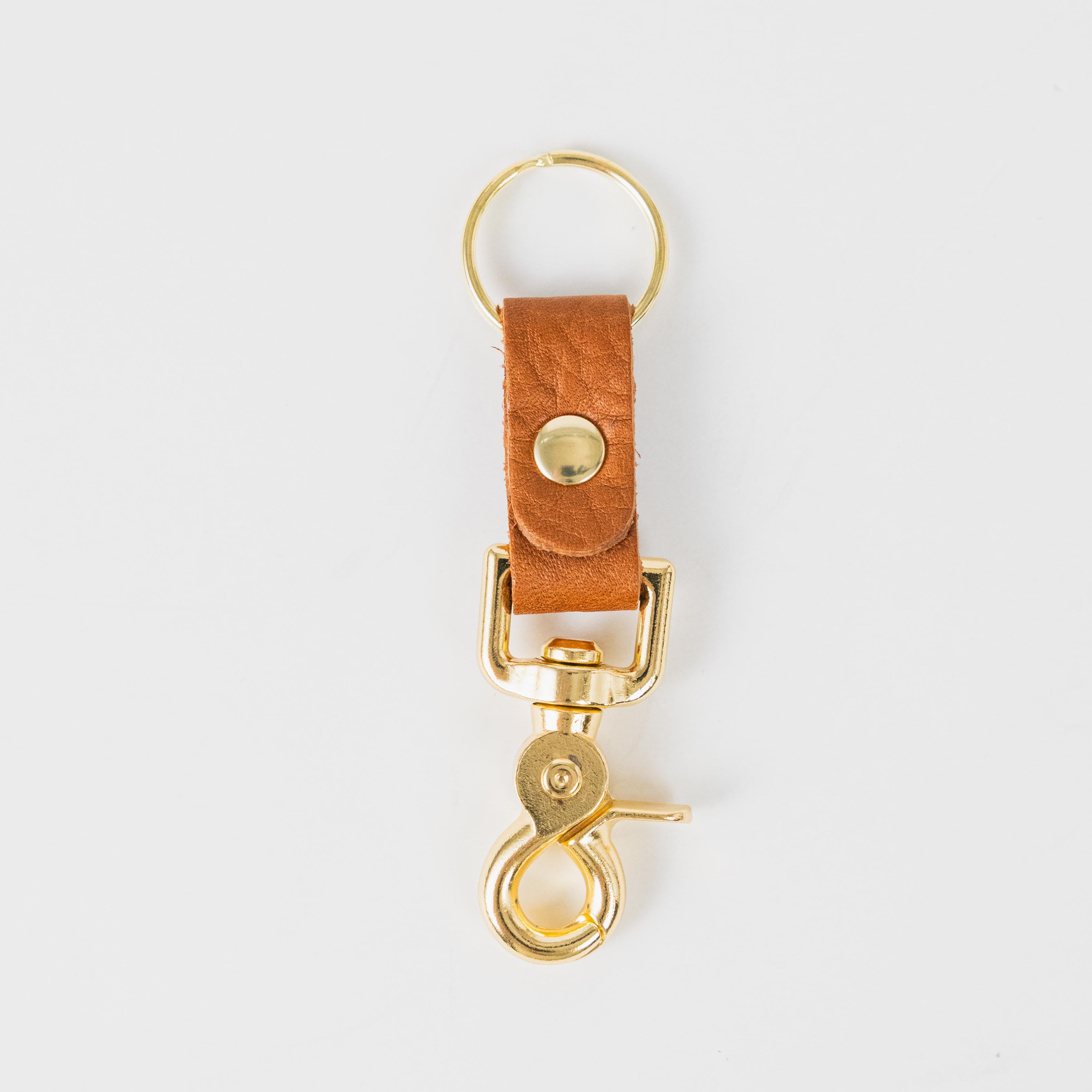 Cognac Cypress Key Clip