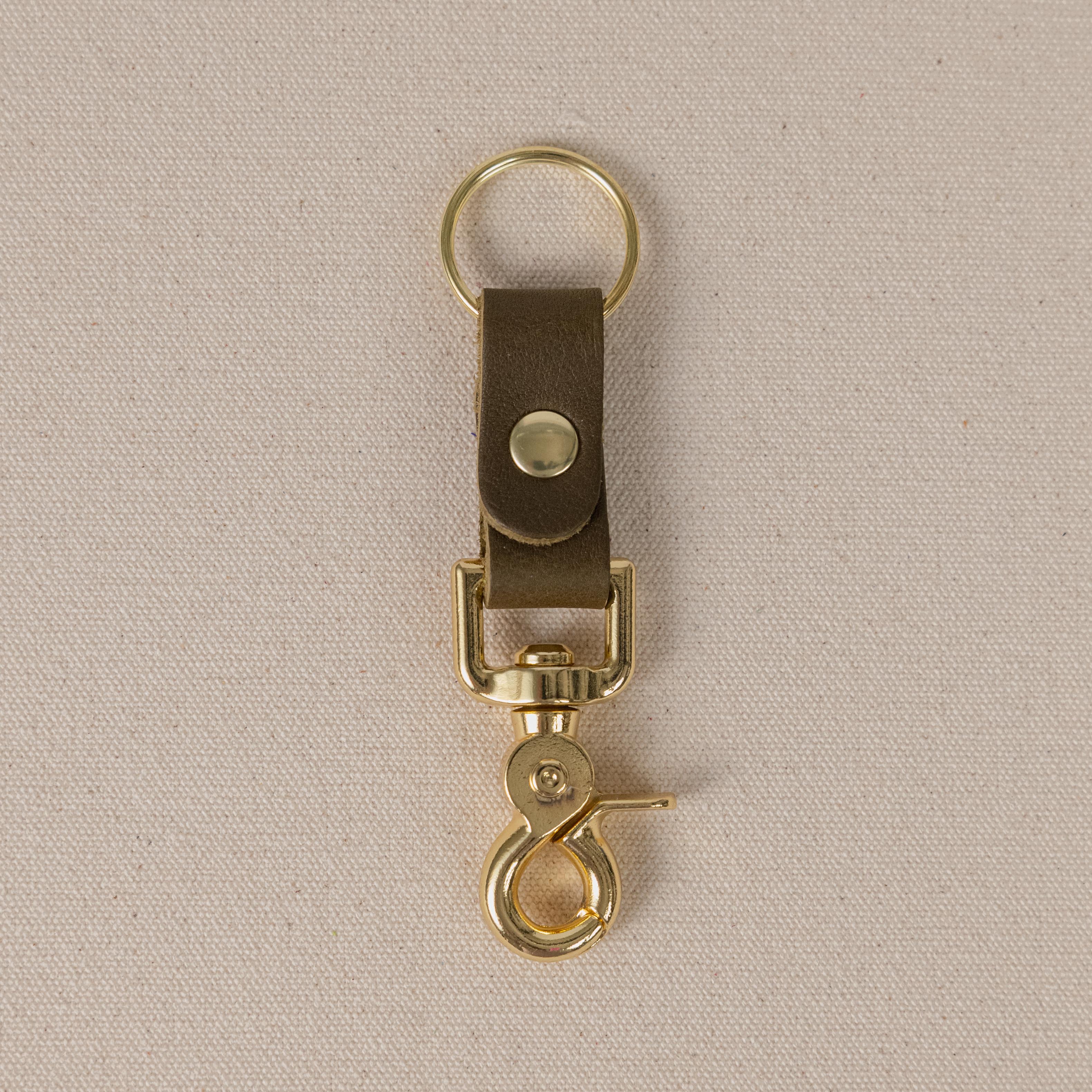 Olive Cypress Key Clip