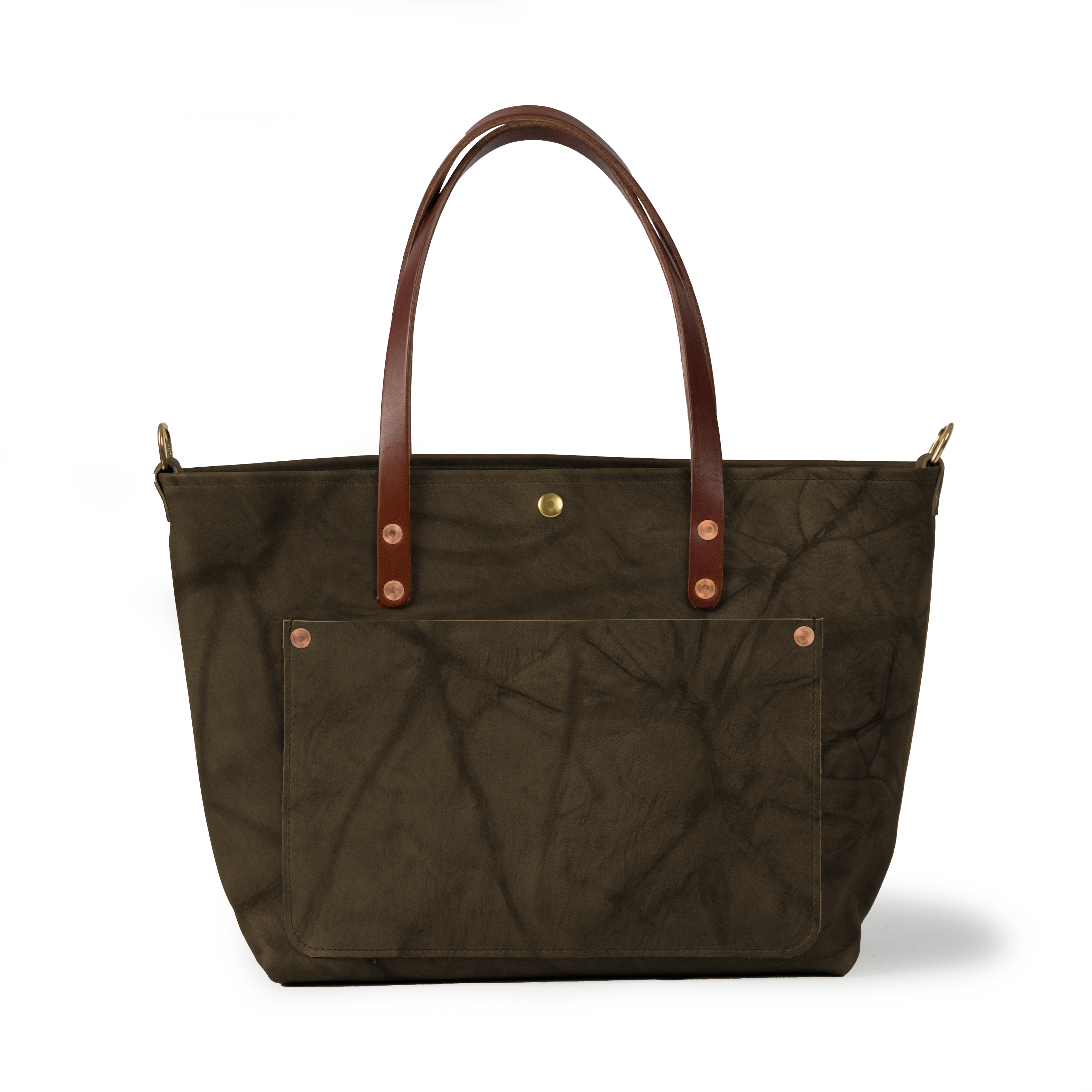 Olive Crunch East West Travel Tote